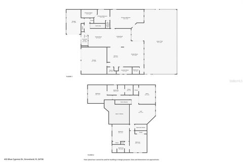 Tiny photo for 433 Blue Cypress Drive, Groveland, FL 34736 (MLS # G5117233)