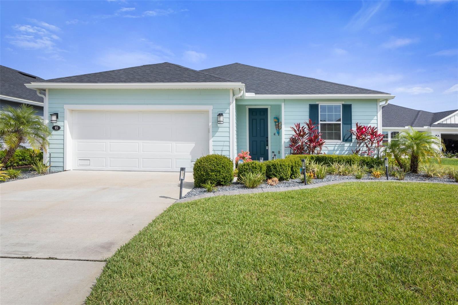 Located in the desirable Las Casitas neighborhood of Matanzas Shores, this beautifully maintained 4-bedroom, 3-bathroom home offers 2,278 square feet of well-designed living space with serene pond views in a secure, gated community.
The home features an open floor plan with engineered wood laminate flooring throughout, creating a seamless flow between the living, dining, and kitchen spaces. The modern kitchen is a standout, complete with quartz countertops, GE Profile stainless steel appliances, sleek finishes, and a touchless faucet for added convenience. Sliding glass doors off the dining room open to a paver patio, where you can relax and enjoy tranquil water views.
The primary suite is a private retreat featuring a walk-in closet with built-in organizers, dual sinks, a step-in shower, and a soaking tub. The second bedroom functions as a second primary suite, offering ample space, an en-suite bathroom, and two built-in closets—ideal for guests or multi-generational living. Two additional bedrooms complete this spacious home.
Additional highlights include a spacious 2-car garage equipped with an electric vehicle charging station, catering to modern needs.
Residents of Matanzas Shores enjoy access to a wealth of community amenities, including two pools (one with ocean views), a clubhouse, pickleball courts, racquetball courts, shuffleboard, and tennis courts, as well as a fishing dock and Intracoastal access—perfect for an active and coastal lifestyle.
Don’t miss the opportunity to own this waterfront gem, just minutes from the shore, in one of Palm Coast’s most sought-after communities. Schedule your private showing of 93 Las Casitas Blvd today!