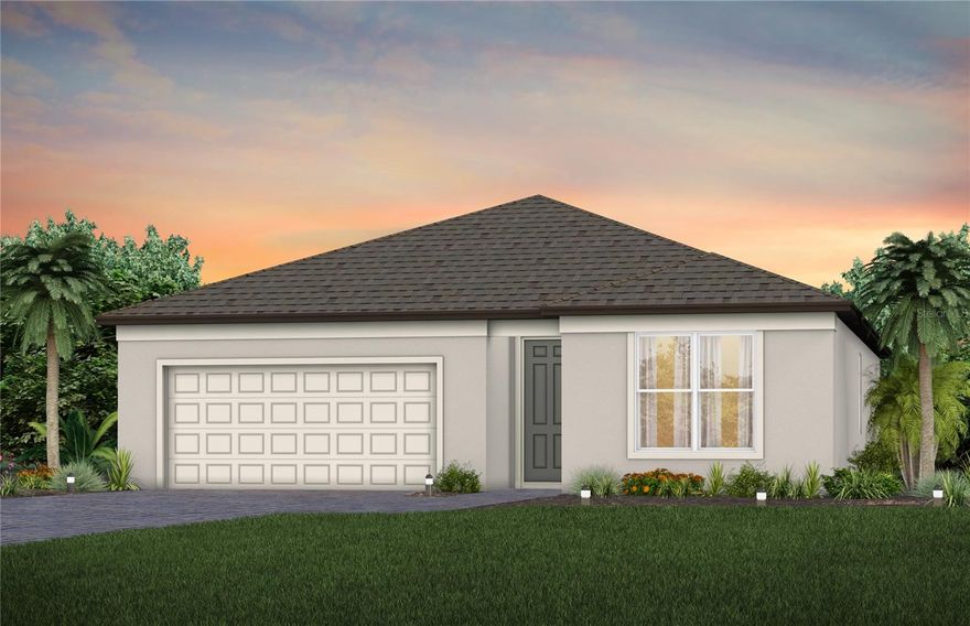 Under Construction. Experience a new level of retirement living at Del Webb Sunchase in Parrish, FL. Picture a meticulously designed, resort-style residence with state-of-the-art amenities and engaging social spaces where lifelong connections are made. You’ll enjoy close proximity to world-class beaches, easy access to Lakewood Ranch, Sarasota, St Pete and Tampa, lush landscapes, and convenient living all in one. 
This popular Crestmere floor plan, with an open-concept home design, has all the upgraded finishes you've been looking for. The designer kitchen showcases a spacious center island with a large, single-bowl sink, white cabinets, quartz countertops with a 3”x6” tiled backsplash, and Whirlpool stainless steel appliances including a range, microwave, refrigerator and dishwasher.
The bathrooms have matching white cabinets, quartz countertops, and dual sinks in the Owner's bath. There is 18”x18” tiled flooring in the main living areas, baths, and laundry room, and stain-resistant carpet in the bedrooms. 
This home also features a convenient laundry room with Whirlpool washer and dryer, a covered lanai, a large kitchen pantry, and a 2-car garage. 
Additional upgrades include 4 LED downlights in the gathering room, upgraded door hardware, faux wood blinds throughout home and a Smart Home technology package with a video doorbell. 
Enjoy peace of mind with Pulte’s transferable, 10-year Limited Structural Warranty that covers materials and workmanship in the 1st year, workability of plumbing, electrical, HVAC, and other mechanical systems through the 2nd year, various types of water infiltration and internal leaks through the 5th year, and the structural integrity of the home through the 10th year. Plus, we’re currently offering limited-time incentives and below-market rates!
