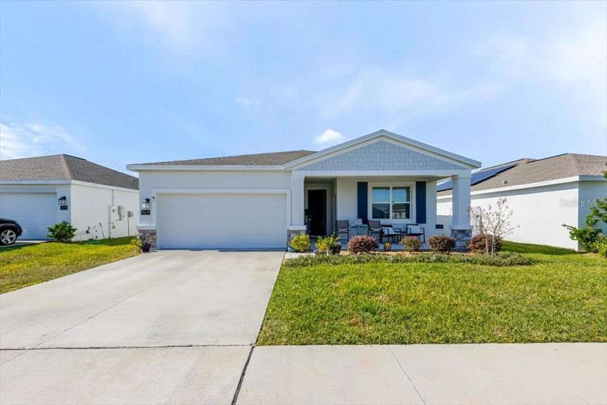 NO REAR NEIGHBORS!

Caring for aging parents or have a young adult who needs their own space? This beautiful single-story Next Gen home offers 4 bedrooms, 3 baths, and a two-car garage — designed with flexibility in mind.
A private suite features its own entrance, bedroom, living area, and kitchenette — ideal for multigenerational living, offering both privacy and connection under one roof.
Enjoy an open-concept floor plan with a bright family room, gourmet kitchen, and casual dining area — perfect for gathering and entertaining. The spa-inspired owner’s suite includes dual sinks, a spacious walk-in shower, and a large closet.
Bellevue at Estates at Cherry Lake combines a prime location with a serene, scenic setting. The community offers a park, walking trails, and picnic area, creating an inviting atmosphere for family and friends.
Located just 45 minutes from Orlando International Airport and near Lakeridge Winery, this home provides easy access to Clermont, Orlando, and major highways including I-4 and Florida’s Turnpike. Experience the best of country charm and city convenience — all in one exceptional home.