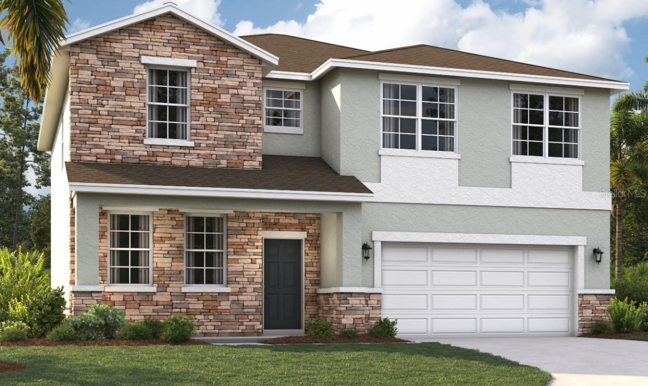 One or more photo(s) has been virtually staged. Under Construction. Wynnstone is a thoughtfully planned community nestled in the heart of one of Florida’s fastest-growing counties. Located in Davenport, it offers the perfect blend of peaceful living and everyday convenience. Just 12 miles southwest of Disney and minutes from shopping and dining at Posner Park, everything you need is close to home. With Hwy 27 less than a mile away and I-4 just minutes from your doorstep, getting to Central Florida attractions or the Gulf Coast is quick and easy. Stanley Martin’s stylish single-family homes at Wynnstone start from the low $300s and feature open-concept layouts, modern finishes, and flexible designs tailored for comfortable everyday living. But life here goes beyond your front door. Enjoy scenic walking trails, unwind by the pool and cabana, or spend time with loved ones at the tot lot and dog park. It’s a community designed for connection, relaxation, and making the most of Florida’s outdoor lifestyle. Wynnstone isn’t just a place to live — it’s where comfort, convenience, and community come together. Come discover where your next chapter begins.
At nearly 3,000 square feet, the two-story single-family home, The Chester, offers a spacious and inviting layout for all buyers. The front entry and two-car garage connect directly to the open kitchen, where visitors can gather to prepare meals and relax together. Windows along the exterior wall lead to the outdoor deck and provide spectacular natural light in the morning and evening throughout the main living area. At the front of the home are spaces for working and relaxing, both upstairs and downstairs. A first-floor office and an upstairs loft provide the additional space everyone needs. The second floor features a separate hallway with three bedrooms and a shared guest bathroom with double sinks for easy mornings. The laundry room is located around the corner for added convenience. A spacious master suite offers everything needed for privacy and comfort, including double sinks and two walk-in closets.