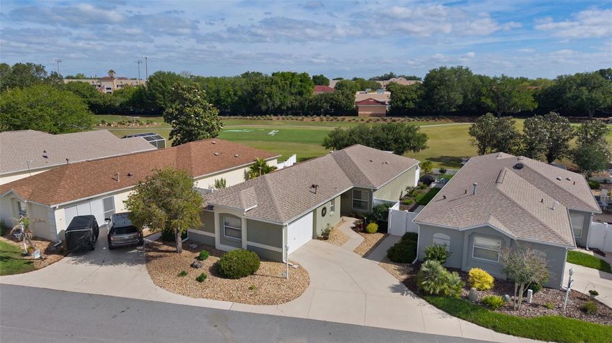 WOW... LIVE YOUR DREAM RETIREMENT LIFESTYLE!
You are going to FALL IN LOVE with this stunning GOLF FRONT FOXGLOVE 3-bedroom, 2-bath Courtyard Villa at 2849 Leicester Ter in the highly sought-after Village of Belvedere – one of The Villages’ premier locations with NO BOND!
Priced at an incredible $400,000, this is truly a wonderful value for premium GOLF COURSE LIVING in The Villages. Enjoy breathtaking, unobstructed views of the greens of the 4th hole (one of the longer par 4’s) of the  beautiful Churchill Greens Golf Course right from your own backyard oasis – the perfect setting for morning coffee, evening sunsets, or watching golfers glide by.
PRIME LOCATION & LIFESTYLE!
This immaculate villa sits nestled between the vibrant town squares of SUMTER LANDING and SPANISH SPRINGS, with easy golf cart access to everything you need. Just one street from the Belvedere adult pool and mailbox substation, and minutes from Pimlico Recreation Center and three executive golf courses (Pimlico, Belmont & Churchill Greens), pools, pickleball, and so much more.
Conveniently located near CR 466 with Walmart, Costco, Publix, HomeGoods, Hobby Lobby, restaurants, shopping, medical and financial businesses and your daily essentials are all a short, carefree ride away, and ALL accessible by golf cart!
MOVE-IN READY WITH THOUGHTFUL UPGRADES!
This maintenance-free home is perfect for full-time residents, snowbirds, or savvy investors. Step inside to an open, bright floor plan flooded with wonderful natural light, enhanced by three solar tubes that make every room feel airy and inviting.
Gourmet Kitchen: Fully equipped for entertaining with GRANITE counters, stainless steel appliances, NATURAL GAS, pull-out shelving, under- and over-cabinet lighting, and a generous pantry and stacked, bar height breakfast bar.
Living & Dining Areas: Seamless flow ideal for gatherings and everyday living.
Owner’s Suite: Private en-suite bath with ample natural light and a spacious walk-in closet.
Guest Accommodations: Comfortable guest bedroom with its own bath for privacy, plus a versatile third bedroom (with a large built-in closet) that works perfectly as a den or home office.
OUTDOOR OASIS & RELAXING SPACES:
Step outside to your private beautiful outdoor oasis featuring lovely, easy-care landscaping, a large painted and sealed concrete PATIO shaded by a lovely PERGOLA for al fresco enjoyment, and a glass-enclosed and screen lanai that extends your living space year-round. Soak in the spectacular golf course views while relaxing and recharging – the ultimate Florida lifestyle!
Recent Upgrades & Low Costs:
***Roof replaced in 2019***
***HVAC updated in 2017***
***Tankless Natural Gas Water Heater 2010***
This home offers GORGEOUS CURB APPEAL, pristine condition, and true move-in readiness. Whether you're seeking the active Florida dream, a SUNNY, worry-free winter retreat, or a smart investment in The Villages, this golf front beauty delivers unmatched location, VIEWS, and VALUE.
Don’t miss this rare opportunity for GOLF COURSE LIVING at an incredible price!
Ready to schedule your private showing? Make arrangements today – this one won’t last long.