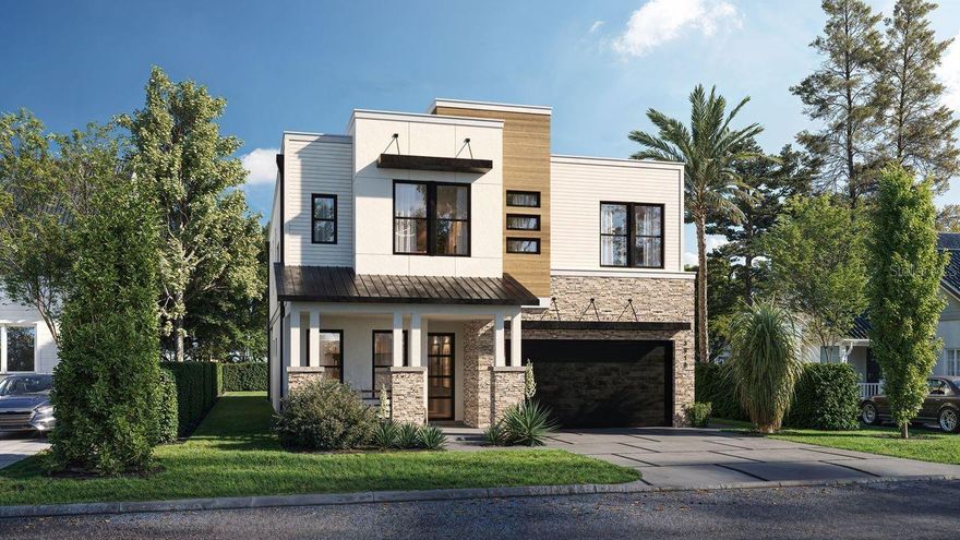 Under Construction. Slated for completion in February/March 2026, this stunning South Tampa home by New Legacy blends timeless craftsmanship with modern luxury in one of Tampa’s most desirable neighborhoods. Nestled within the top-rated Roosevelt, Coleman, and Plant school districts, this 4-bedroom, 4.5-bath home offers 3,584 square feet of refined living space designed for both comfort and style. Every element of the home reflects New Legacy’s commitment to quality, from the solid block construction and 8-foot solid-core doors to the engineered wood flooring and Level 5 smooth drywall throughout. The first floor features a private guest suite, a quiet home office, and an open-concept layout anchored by a chef-inspired kitchen equipped with Thermador appliances, custom soft-close cabinetry, quartz or natural stone countertops, and a spacious walk-in pantry. Upstairs, the owner’s suite serves as a relaxing retreat with a spa-like bath and a custom walk-in closet. Two additional bedrooms each offer en suite baths and walk-in closets, while a bonus room and separate flex space provide endless options for a gym, media room, or playroom. Built for today’s lifestyle, the home is Energy Star certified and includes foam insulation, impact-resistant windows, high-efficiency HVAC systems, a full NICE Home Automation system, whole-home security, and smart wiring throughout. Step outside to a covered lanai with an outdoor kitchen—perfect for year-round entertaining—and enjoy the convenience of a two-car garage with epoxy floors. With no HOA and a location just minutes from Bayshore Boulevard, Hyde Park Village, and downtown Tampa, this home offers the perfect blend of location, luxury, and lasting value.