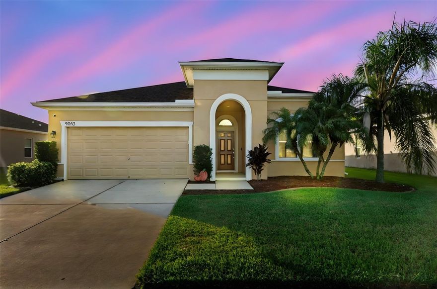 Welcome to this beautifully maintained 3-bedroom, 2-bath home in the desirable gated community of Creekside Preserve in Parrish, FL. Featuring nearly 1,800 sq ft of open living space, this residence offers a bright, airy floor plan with a spacious great room, a modern kitchen with stainless steel appliances and granite countertops, and a cozy dining area perfect for everyday living or entertaining. The primary suite includes a large walk-in closet and an ensuite bath with dual sinks and a soaking tub, while the split-bedroom layout provides added privacy for guests or family. Enjoy the screened lanai overlooking a fully fenced backyard—ideal for relaxing evenings or weekend barbecues. Located in a quiet, well-kept neighborhood; residents of the community enjoy access to parks, playgrounds, a basketball court and walking trails. Conveniently situated near US-301 and I-75, you’re minutes from top-rated schools, shopping, restaurants, and the growing area. Easy commutes to Sarasota Bradenton International Airport and St. nearby beaches. This home blends modern comfort with small-town charm—perfect for those seeking both convenience and community.