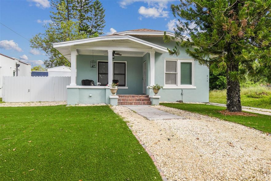 Discover the charm of South Seminole Heights with this captivating property featuring THREE distinct buildings on the premises! Nestled in this vibrant neighborhood, this exceptional bungalow-style home is tailor-made for homeowners seeking a haven with versatile spaces.

The main residence, boasting 2 bedrooms and 2 baths, seamlessly blends classic bungalow appeal with modern comfort. Recent upgrades, such as new plumbing, roof, and AC, ensure a worry-free living experience. Step into the outdoors, and you'll find a separate 1 bedroom/1 bath guest house with a full kitchen, perfect for accommodating guests, friends, or even creating a detached office.

But the allure doesn't stop there! A brand-new Tiny House on the property opens up a world of possibilities. Picture it as your private studio with an overhead sleeping loft, a serene workspace, or explore other opportunities for personal enjoyment. The choice is yours!

Situated in the trendy South Seminole Heights neighborhood, this property provides easy access to local dining, entertainment, and parks, allowing you to savor the tranquility of your own piece of paradise. With a unique blend of culture and community, this area stands out as one of Tampa's most sought-after locations. Only 3.6 miles to Amalie Arena, 2.3 to Raymond James Stadium, and 1.5 miles to Armature Works, this property effortlessly connects you to the city's vibrant pulse.

Whether you're dreaming of a cozy single-family home with space for guests or envisioning a tranquil retreat for yourself, this property offers the perfect blend of style, comfort, and potential income. Don't miss the chance to call this gem in South Seminole Heights your home!