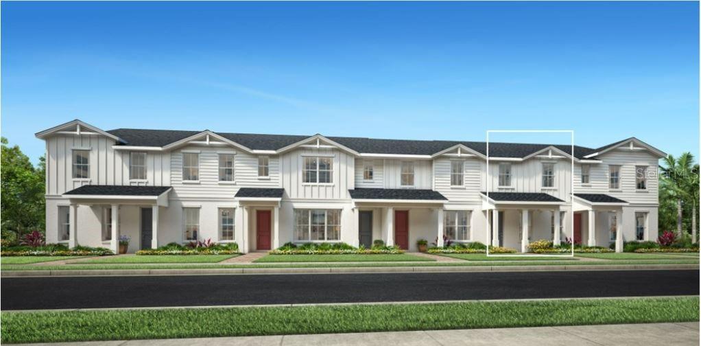 Under Construction. Our beautiful Rinker townhome offers 2,002 square-feet, 3 bedrooms, 2 and a half bathrooms, AND a flex room. Upon entering the inviting foyer, you will find a spacious flex room before opening up to the bright kitchen and great room. The stunning kitchen is highlighted by a designer backsplash, modern cabinets, and upgraded countertops. With free-flowing space between the kitchen, great room and the casual dining area this townhomes offers the perfect open-concept living space. Secluded on the second floor is the primary bedroom, complete with a large walk-in closet and two additional secondary bedrooms that share a full bathroom. Additional highlights include a rear courtyard area, and a detached 2-car garage. The future resort-style amenities in this community will make your family feel they're on vacation year-round. Schedule an appointment today to see it for yourself! Closing cost assistance available.