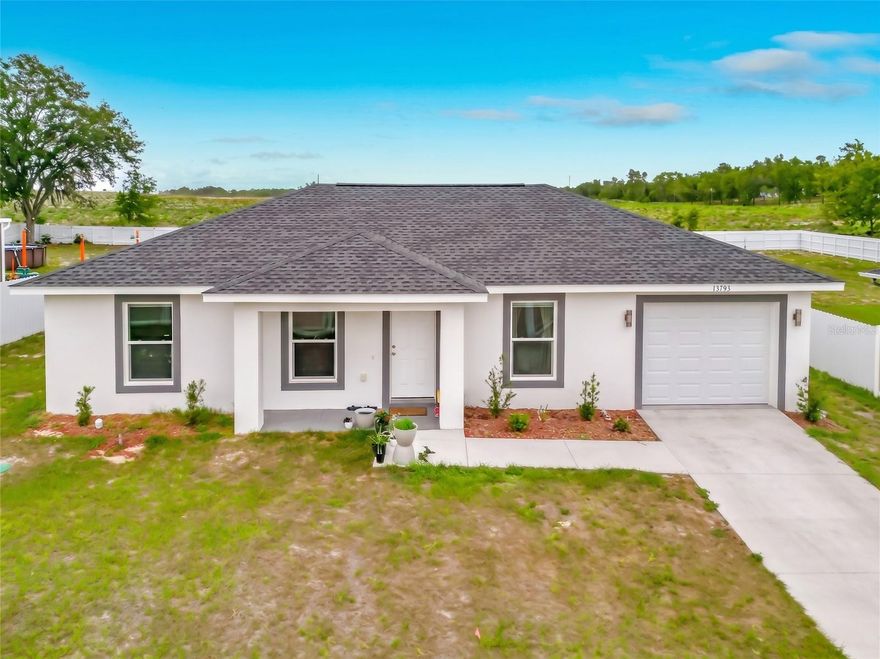 Enjoy peaceful country living in this almost-new 2025 home! This beautifully designed 3-bedroom, 2-bath property sits on a quiet road and offers the perfect blend of comfort, style, and affordability. Features include vaulted ceilings in the main living areas, 8-foot ceilings in the bedrooms, quartz countertops, stainless steel appliances, blinds already installed throughout the home, and a bright open-concept layout filled with natural light. The property is also FULLY FENCED, offering added privacy and space to enjoy the outdoors. Perfect for first-time buyers, downsizers, or investors looking for modern living at a great value. Conveniently located just 15 minutes from Walmart, shopping, restaurants, hospitals, and everything you need while still enjoying the peace and privacy of country living.