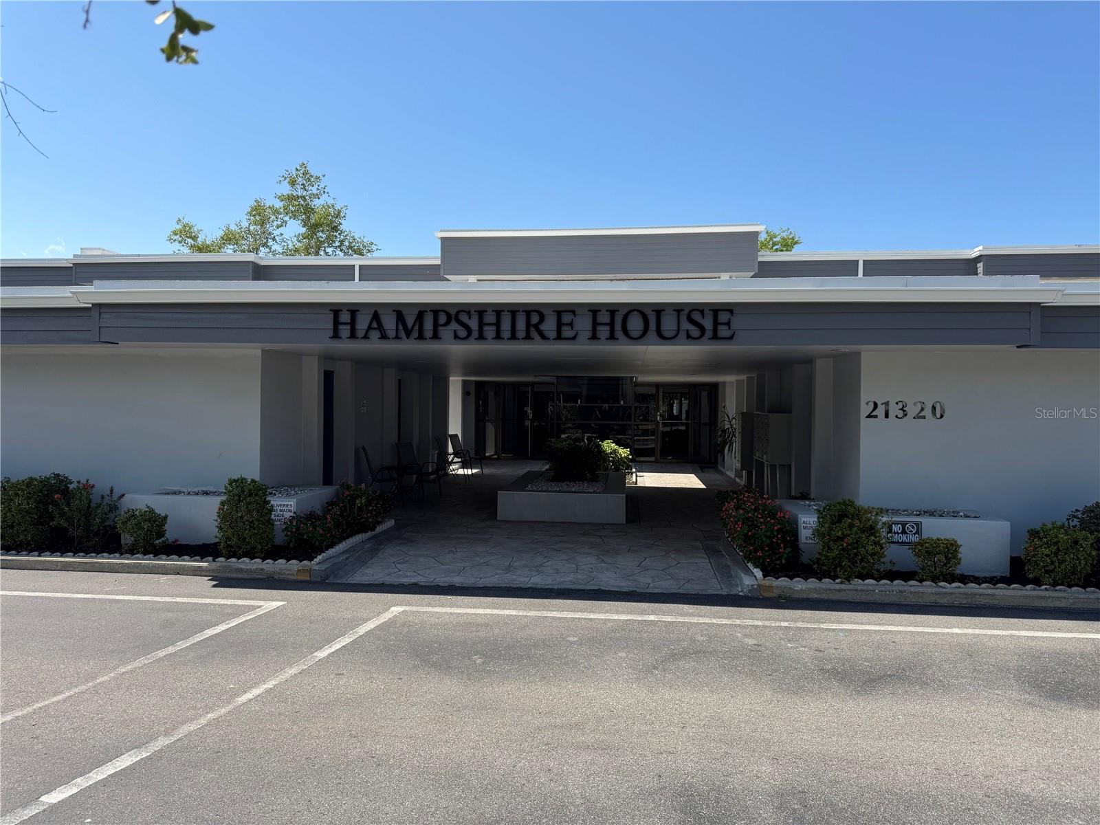 Price reduction! Come enjoy the exceptional amenities and unbeatable convenience of this 1-bedroom, 1-bath unit in the desirable Charlotte Square Condominiums community. Located directly across from ShorePoint and Fawcett Hospitals, this bright and airy home offers both comfort and peace of mind.Hampshire House is a 55+ community featuring: two pools, shuffleboard courts, tennis courts,social spaces and more!Whether you're looking to stay active or simply relax, you’ll find it all here. Recent updates include a brand-new roof (2024), new A/C (2024) and fully completed hurricane repairs, ensuring worry-free living.