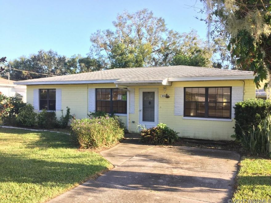 What a fantastic opportunity on this 2 bedroom, 1 bath home located in the Trudgeons subdivision in the City of New Smyrna Beach. This great home was built in 1956 and has 1066 square feet under air and a 1 car garage. What a spacious backyard with lot dimensions of 70 feet wide by 138 feet deep so you can enjoy those great afternoon breezes looking out over your property. The interior boasts a full kitchen, spacious living room and great dining area for entertaining family and friends. This home is a must see located within minutes of great shopping, restaurants, entertainment, the Daytona International Speedway and the World's Most Famous Beach. Work in town and play on the beach! This great home is ready to see today so buy now before it is gone! ;Water: City