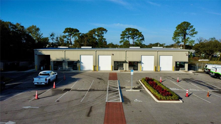 Discover an exceptional opportunity in this modern warehouse/flex space featuring a stunning 120 SF private air-conditioned office with a bright storefront window, perfectly situated in a prime Southeast Orlando location! Constructed in 2020, this facility boasts impressive 16’ high ceilings, energy-efficient LED lighting, and advanced safety features, including 3-hour fire-retardant walls and a comprehensive fire sprinkler system. 

Additional amenities include a smart garage door opener, an accessible ADA bathroom, a tankless hot water heater, a utility mop sink, and fresh interior paint, all ensuring it is move-in ready. The property is beautifully landscaped and well-maintained, equipped with nighttime security lighting and a security-fenced perimeter for enhanced safety.

This versatile space is ideal for a range of uses, including showrooms, small business operations, consulting services, storage, light distribution, or light industrial activities. Enjoy exceptional functionality in a centrally located facility, conveniently positioned near major highways and experiencing high traffic off Forsyth Road and East Colonial Drive. 

Don’t miss the chance to secure this fantastic rental opportunity to elevate your business. Call for more information and details.