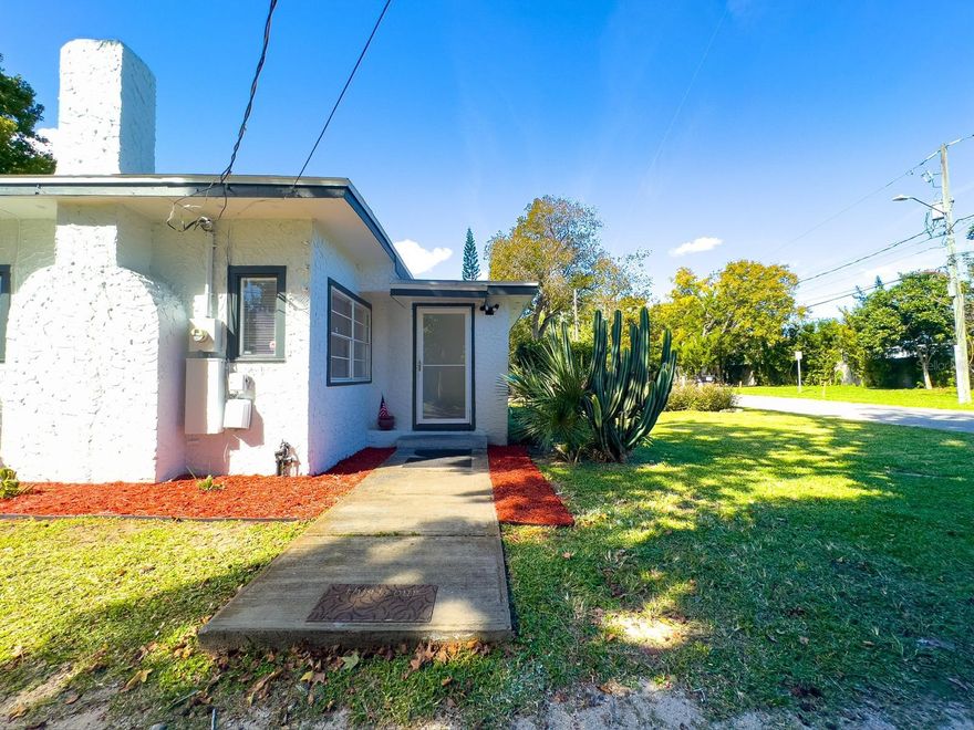 Beautifully renovated home ideally located near shopping centers, restaurants, the university, and the Speedway—just 5 minutes from world-famous Daytona Beach! This property has been completely updated with new plumbing, electrical, lighting, interior doors, flooring, baseboards, bathrooms, interior and exterior paint, and a modern kitchen with appliances in excellent condition. Roof replaced in 2023 and brand-new A/C installed in 2025. Situated on a spacious lot perfect for outdoor living and entertaining. Truly move-in ready with no maintenance worries for years to come—offered at an amazing price!