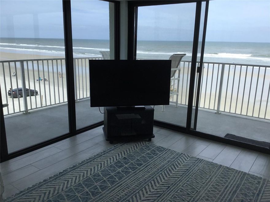 Direct ocean front - 3 bedroom, 2 full baths, wrap around balcony. This is a vacation rental completely furnished. Call Ocean Reef Villa to verify pricing and availability. 386-426-5684. Weekly rate: 2100.00 Monthly rate: 6300.00