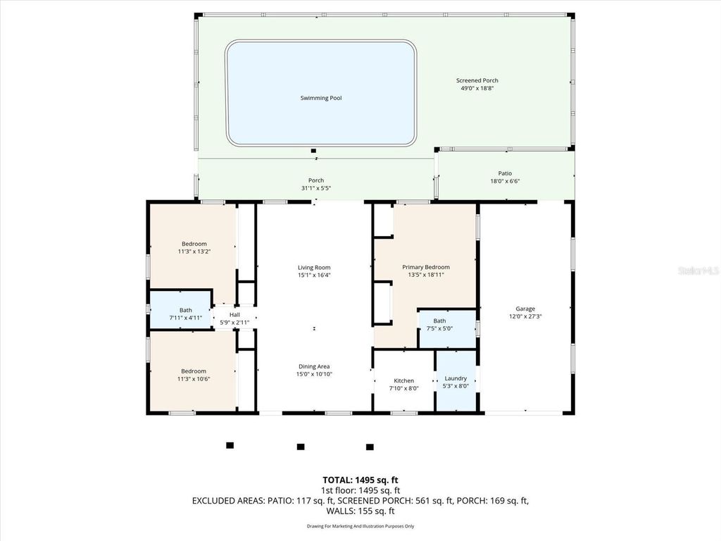 Photo of 4357 Cartee Avenue, Spring Hill, FL 34608 (MLS # W7882223)