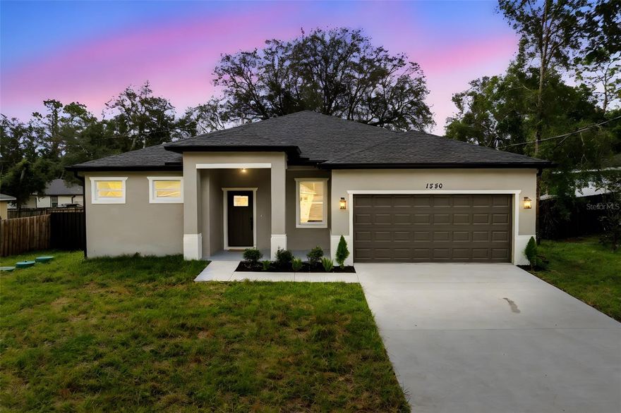 Welcome to your brand-new home, built in 2025! This stunning three-bedroom, two-bathroom residence sits on a quiet street and offers modern design throughout. The open floor plan features elegant tile flooring, a spacious kitchen with stone countertops, 42-inch cabinets, and top-of-the-line stainless steel appliances. The primary suite boasts tray ceilings, his-and-hers closets, and a luxurious spa-like bathroom with high-end upgrades. Two additional bedrooms provide plenty of space for family or guests, while a large laundry room adds convenience. Step outside to enjoy a private, fenced backyard—perfect for relaxing or entertaining. Don’t miss the chance to make this beautiful property yours today!