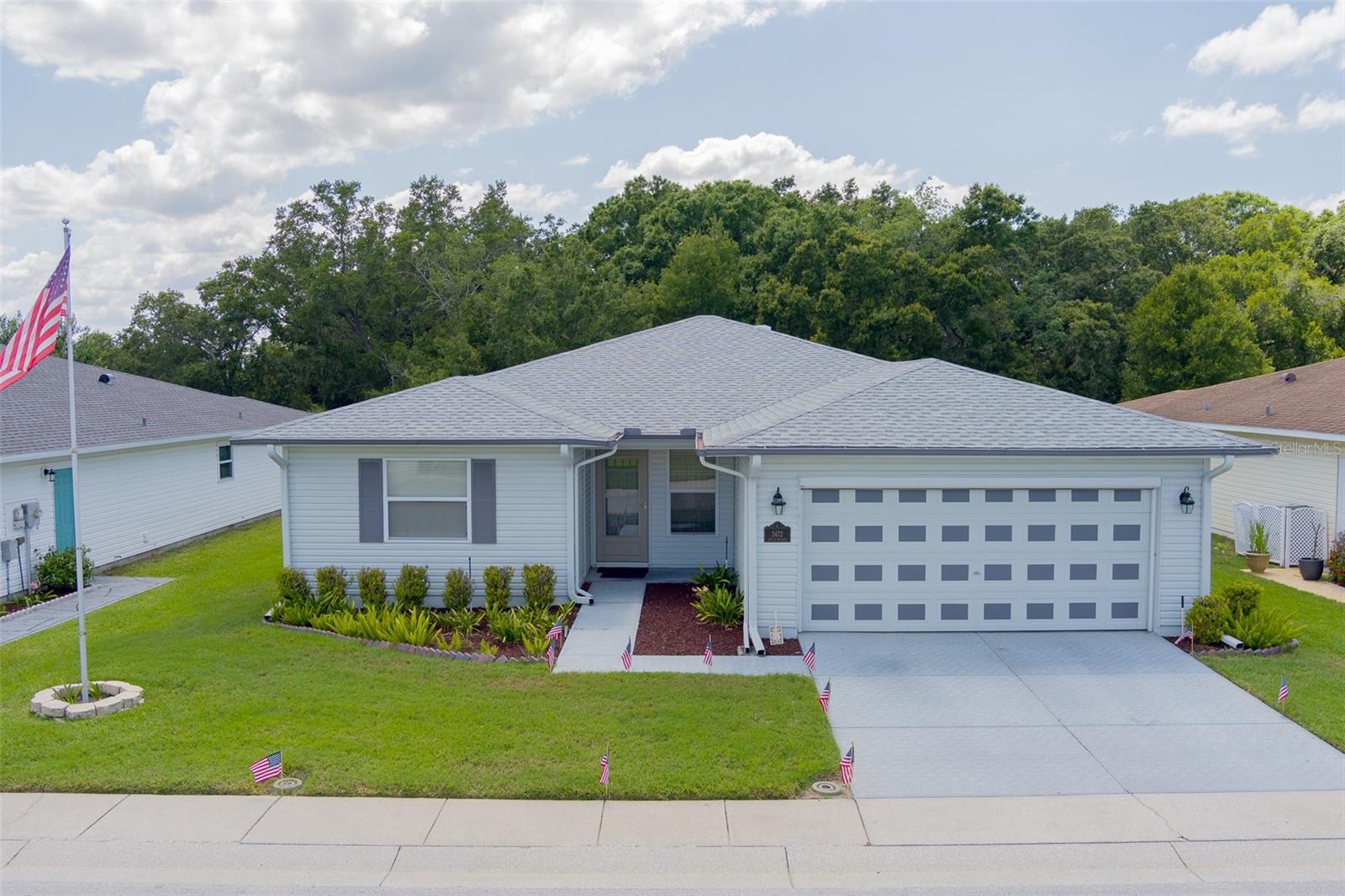 Beautiful well kept 3 bedroom/ 2 bath home with no backyard neighbors. This home has a split floor plan, new luxury vinyl flooring, large open kitchen, with breakfast nook. Relaxing sunroom, just off the large living area- to just enjoy the afternoon. This community has too much to offer- tons of amenities.