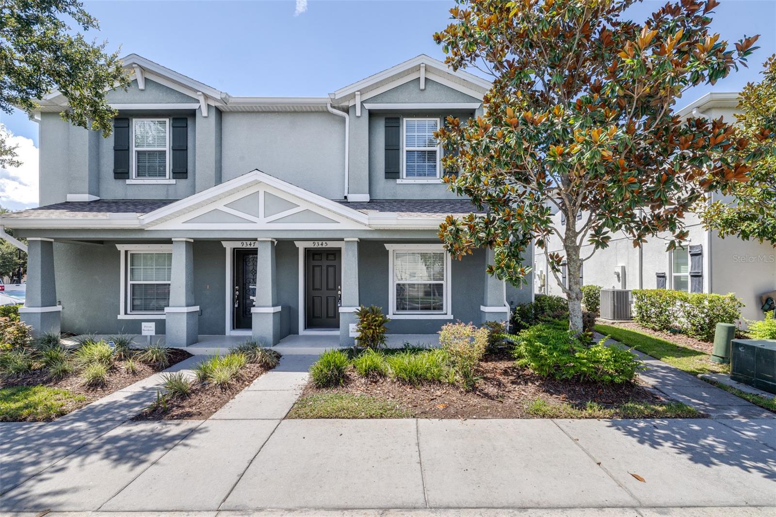 Don't miss this former model 2 bedroom 2.5 bath corner unit townhome in North Riverview that's only 20 minutes to Downtown Tampa! Features include beautiful wood floors downstairs, new carpet, freshly painted, large granite covered kitchen island/bar, upgraded espresso cabinets, stainless steel appliances and washer dryer. The master bathroom has a walk-in closet, dual vanities and stand up shower. Water included in HOA dues, close to entrance, mailbox and trash receptacle. Close to I-75, Selmon Expressway, schools, shopping and everything else you need!