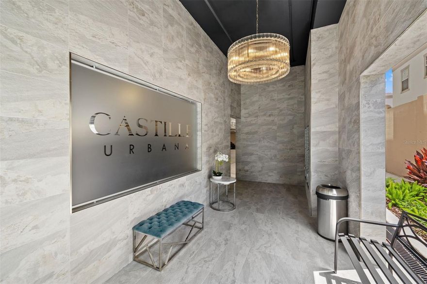 Do you dream of being able to walk into your completely furnished, elegant downtown St Pete Condo with only your clothes and a toothbrush and be ready to hit the town or stay in and relax while enjoying the skyline? This location gives you easy walkability to the heartbeat and happenings of downtown and keeps you out of the busy chaos when you’re ready to go home.
………This condo delivers understated elegance, with high quality craftsmanship and attention to detail. Castille Urbana consists of 40 residences and has THE LOWEST HOA of new construction condos in downtown AND is pet friendly. The “ADAGE” model on the 4nd floor provides a spacious, split 3 bedroom/3 bath floor plan with an open concept. The main living space is bathed in natural sunlight flowing from the expansive 8' Low-E impact resistant, hurricane-rated windows. The soaring 9' ceilings enhance your already spacious living space and storage space abounds throughout the condo. This beautiful condo features a full complement of designer-inspired features and finishes, including engineered hardwood flooring throughout, gourmet chef's kitchen featuring premium Bosch stainless steel appliances, quartz countertops, solid wood cabinets, under-cabinet lighting and artisan custom designed, blown glass pendants over the center island. Mornings feel a little easier and more special when you can take a moment and step out onto either of your two, lovely balconies and watch the stunning sunrises over downtown St Pete. 
……….Your low monthly HOA fee of $395 also offers you a comfortable community room and fitness area. A dog washing station and fenced pet relief area (especially nice during our tropical rains). There is a communal outdoor patio where you can gather with family, friends and make new friends. The gated, covered garage area not only has space for your car but also several bike racks to safely park your bike.
…….…The location puts you in the heart of vibrant downtown St Pete. You are within walking and biking distance of a plethora of dining, coffee shops, wine, beer and whiskey bars, world class museums, music, art, shopping, parks, the Pier & waterfront trails. Gorgeous, award-winning Gulf coast beaches are only 10 miles away. Easy highway access to Tampa and your choice of airports.
……….Castille Urbana is NOT in a flood zone. Be sure to schedule your private showing today as only a few units are left. DAILY APPOINTMENTS ARE AVAILABLE, PLEASE CALL IN ADVANCE!