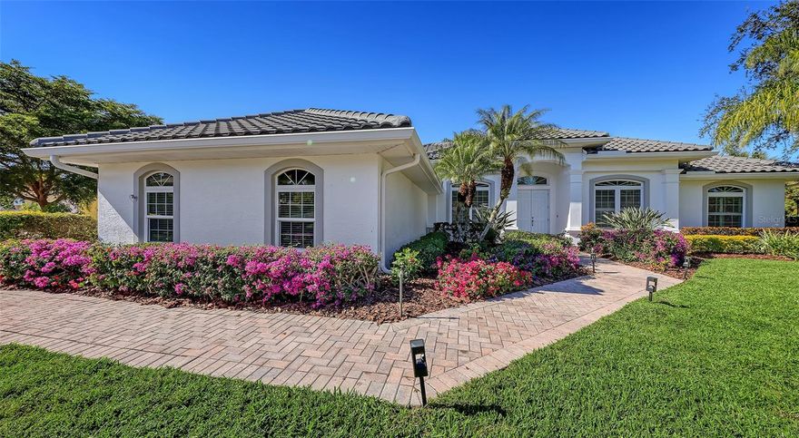 Located on a half acre corner lot in the Estate section of Turtle Rock. This beautiful & inviting home was custom built by John Cannon Homes (Sarasota's Luxury Home Builder).  Over 2700 sq. ft. under air featuring 3 bedrooms, den with Murphy Bed, 3 full baths & a contemporary Great Room. Over $250,000 in recent upgrades & renovations. These include new tile roof in 2021, all new high impact windows & sliders, whole house Kohler generator in 2025, new Trane A/C with air purifier in 2024, new hot water heater in 2025.  Kitchen remodel includes quartz counters, subway tile backsplash, GE Profile stainless appliances & Bosch dishwasher. All bathrooms remodeled with custom cabinets, quartz counters, new bathtub, Hans Grohe fixtures & toto toilets with washlets, & new light fixtures. All lighting has been replaced with LED lights & new ceiling fans inside & outside. Dedicated EVSE-ready circuit. Garage is 3 car size with 2 car parking plus 1 car storage area (could be converted to a 3-car garage). Caged pool with outdoor kitchen. Home has been replumbed. Updated landscaping. Turtle Rock is located in the heart of Palmer Ranch. The community is gated, surrounded by 300 acres of ponds, nature preserves & walking trails. Community amenities include heated pool, community center, tennis/pickleball courts, and playgrounds. Located near shopping, Legacy Trail, restaurants with a short distance to world famous Siesta Key Beaches.