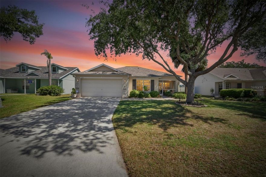 One or more photo(s) has been virtually staged. Waterfront views, a private pool, and stylish updates set this home apart in the sought-after community of Kingsfield. Offering 2,084 square feet of living space, this beautifully maintained 3-bedroom, 2-bath residence features an open floor plan designed for both everyday comfort and effortless entertaining, along with a 2-car garage for added convenience. Inside, you’ll find two spacious living areas plus a versatile flex space that can easily serve as a home office, playroom, or hobby area. 

The updated kitchen serves as the centerpiece of the home with new quartz countertops, tile backsplash, updated lighting, and all new appliances, blending modern style with everyday function. Plantation shutters throughout add timeless character and an upscale touch. The primary suite offers a relaxing retreat with a walk-in closet and peaceful water views.

Sliding glass doors from the living room open to the covered lanai and screened pool, creating a seamless indoor-outdoor living experience. The fully fenced backyard overlooks the tranquil pond, providing a private setting to unwind and enjoy the Florida lifestyle. As a resident of Kingsfield, you have access to community pool, two playgrounds, and basketball court. 

With thoughtful improvements already completed and a setting that feels both peaceful and refined, this move-in ready home is sure to capture attention from the moment you arrive. Plus you are located close to shopping, restaurants, and interstates for easy commute.