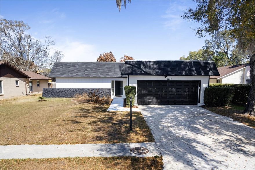 Fall in love with this stunning, newly renovated 4-bedroom, 2-bath home offering the perfect blend of modern updates and everyday comfort. Situated on a generous 0.24-acre lot with no HOA, this move-in-ready property gives you the freedom to live and personalize without restrictions. The bright open-concept layout features all-new flooring, fresh interior and exterior paint, and stylish finishes throughout. Thoughtfully designed, the private primary suite is located on one side of the home, with three additional bedrooms on the opposite side for added privacy and functionality. The fully updated kitchen showcases sleek countertops, refreshed cabinetry, and stainless steel appliances, opening seamlessly to the main living and dining areas—ideal for entertaining. Both bathrooms have been beautifully remodeled, and a brand-new roof adds lasting value and peace of mind. Enjoy a spacious fenced backyard, covered patio, and a two-car garage for added convenience. Ideally located near shopping, dining, parks, and major roadways, this beautifully updated home is a fantastic opportunity you won’t want to miss.