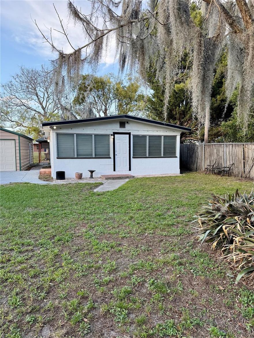 Take a look at this charming 2-bedroom, 2-full-bathroom home featuring a private fenced yard and parking for 2+ vehicles. The open patio overlooks a spacious backyard, perfect for relaxing or entertaining. The home offers an open floor plan with a breakfast area and counter seating, fresh interior paint, and a combination of laminate and ceramic tile flooring throughout—no carpet. Conveniently located near shopping centers, local supermarkets, and a variety of stores. This home has plenty of charm and is ready for its next tenant. Call today to schedule a showing!