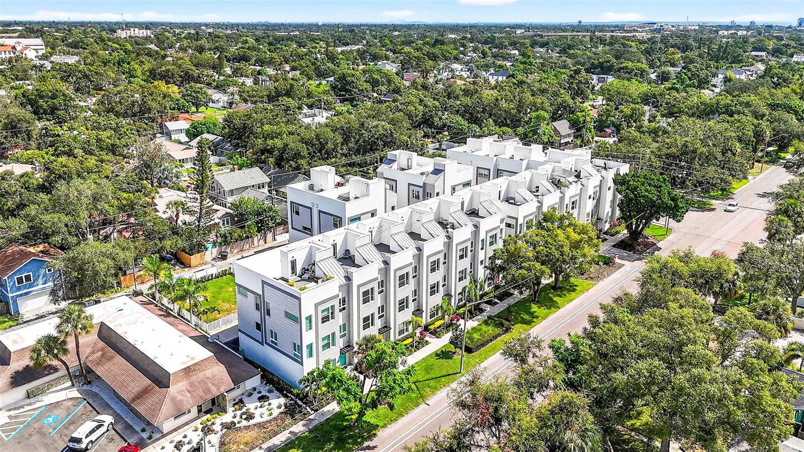 Welcome To 2649 1st Avenue N, A Luxury 3-Bedroom, 3.5-Bathroom Townhome For Sale In The Heart Of St. Petersburg, FL, Perfectly Positioned In The Highly Sought-After Historic Kenwood Neighborhood And Just Steps From The Vibrant Grand Central District. This Move-In Ready Property Offers The Rare Combination Of Modern Design, Low-Maintenance Living, And Walkability, Only One Block From Central Avenue Where You’ll Find Endless Dining, Boutique Shopping, Art Galleries, And Nightlife. Spanning Four Levels Of Stylish Living, The Ground Floor Features A Spacious Bedroom With Full Bathroom And Walk-In Closet, Easily Accessible From Either The Front Entry Or Your Private Two-Car Garage. The Second Floor Boasts An Open-Concept Living And Dining Area With Abundant Natural Light, Neutral Finishes, And Durable Luxury Vinyl Flooring Throughout, Creating A Bright And Inviting Space. The Chef-Inspired Kitchen Stands Out With Modern Stainless-Steel Appliances, Quartz Countertops, And Ample Cabinet Storage, Making It Both Functional And Beautiful. Upstairs, The Third Level Includes A Large Master Suite With Spa-Like Bathroom And Walk-In Closet, Plus A Second Guest Bedroom, Full Bath, And Convenient Laundry Room. The Crown Jewel Is The Private Rooftop Oasis, A Rare Find In St. Pete Townhomes, Offering Skyline Views And The Perfect Setting For Entertaining Or Relaxing Under The Stars. Additional Highlights Include A Community Dog Park, Energy-Efficient Construction, And The Peace Of Mind That Comes With Being In A Non-Flood Zone, Lowering Insurance Costs. With Its Prime Location Near Downtown St. Pete, Tropicana Field, Waterfront Parks, And Award-Winning Gulf Beaches, This Property Delivers An Unmatched Combination Of Lifestyle, Convenience, And Value. Whether You’re Relocating To Florida, Searching For A Second Home Near The Beach, Or Simply Want To Enjoy Modern City Living, This Townhome Checks All The Boxes.