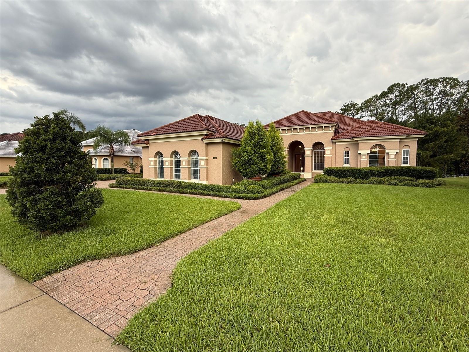 This meticulously crafted 4-Bedroom, 4-Bathroom custom pool home sits on beautifully landscaped half-acre lot in the sought after gated community of Estates at Wekiva Park. The home offers the perfect blend of elegance, comfort, and outdoor living.
Step inside to discover spacious, light-filled layout with high ceilings (14 ft), designer finishes, and thoughtful architectural details throughout. The gourmet kitchen boasts custom cabinetry, center island, and new refrigerator. All ideal for everyday living and entertaining!
Each of the four generously sized bedrooms features its own full bathroom, providing privacy and comfort for family and guests alike. The luxurious primary suite includes a spa-inspired ensuite and private access to the pool area.
Outside, your private oasis awaits. Enjoy the sparkling pool, expansive patio, and lush green lawn-perfect for hosting summer gatherings or simply relaxing in peace.
Additional highlights include a spacious 3-car garage and a location the balances privacy with convenient access to shopping, dining, and top-rated schools.
This is more than a home-It's a Lifestyle!!