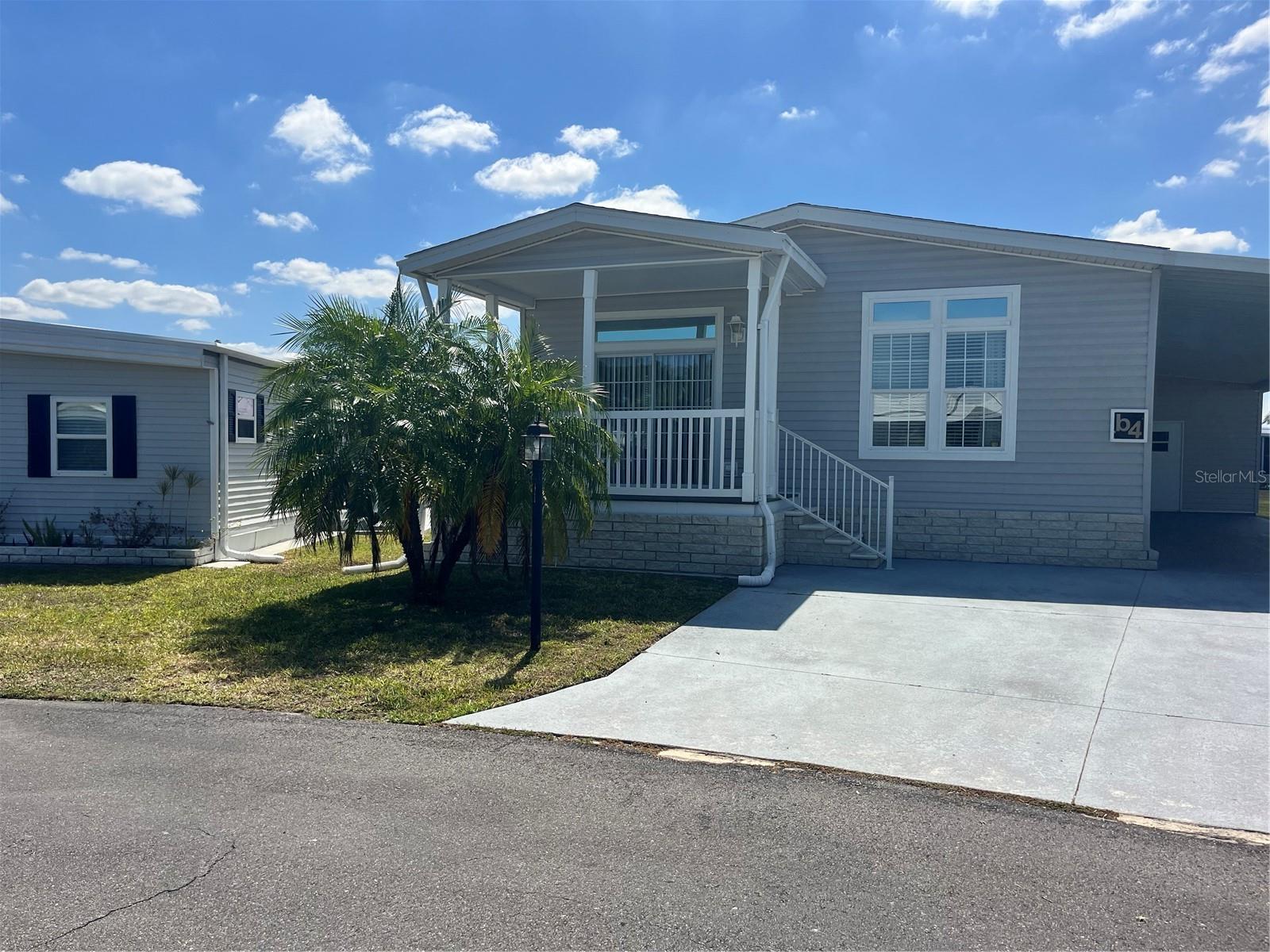 This very nice 2015 Mobile Home is ready for it's new owner. High ceilings and a nice open floor plan makes it seem even more spacious. 2 bedrooms and 2 bath plus a study/den, inside laundry room with washer/dryer, a sink and lots of storage cabinets. Come in thru the entry foyer and the open floor plan just jumps out at you. Laminate wood flooring in all the living area plus the Den and carpet in the two bedrooms. The master bedroom has a walk in closet and an in suite bath, with walk in shower and a separate water closet. The living room sliders open out onto an open porch. The well equipped kitchen has solid surface countertops, a good sized breakfast bar and lots of attractive wood cabinets for all your dishes and cooking items. There is an Extra parking area and a two car carport. At the end of the carport is a large storage/workshop . ----WestWinds Community gives you a peaceful feeling as you tour the neighborhood. Friendly smiles and waves will immediately make you feel at home and EVEN ALLOWS 2 PETS with NO WEIGHT restrictions. Numerous social activities give you a chance to meet your new friends and neighbors. With their fun scheduled activities of dinners, and Community Trips. Lunches, Card games, Shuffleboard, Boccie Ball, Billiards & Cards, Play Horseshoes, Large Heated Community pool & Hot Tub. WestWinds even has RV/Boat Storage space with special pricing for their Residents.