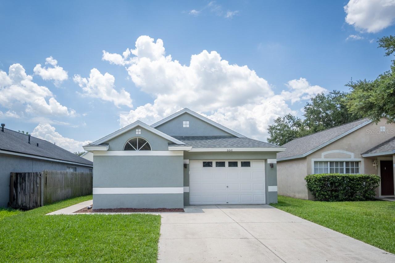 This 3-bedroom, 2 bath, 1.5 car garage single family home that resides on a dead-end street with minimal traffic is a real find. Entering the front door, you are welcomed by an open concept floorplan with high ceilings in the dining and family room continuing into the kitchen. You will enjoy cooking in this newly remodeled spacious kitchen that features custom tile backsplash, Quartz Countertops, solid wood cabinets, all stainless-steel appliances including gas stove, refrigerator, microwave, dishwasher, garbage disposal, plus bar top seating with pendant lighting and a dining area with a view of the fenced in back yard. This split bedroom configuration with the primary bedroom and en-suite bathroom are separate from the other 2 bedrooms and bathroom for privacy. There is ceramic tile flooring throughout the home which is easy to maintain and pet friendly. A washer and dryer are included and a new a/c unit was just installed. This quaint subdivision is well maintained and has two entrances located immediately off of Hwy 301 and Bloomingdale Road. With that, you are less than 2 miles from accessing I-75 and the Selmon Expressway for an easy commute to work. Don’t miss the opportunity to call this wonderful, well maintained, pet friendly house your home and call today to schedule a showing! There is a one time $125 tenant processing fee due at move in along with rent.