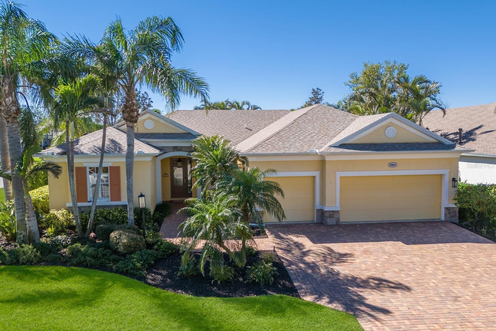 Impeccably Maintained Pool Home in Wisteria Park! Welcome to this stunning 3-bedroom, 3-bathroom home with a dedicated office and private pool, nestled on an oversized corner lot that offers both space and privacy. Meticulously maintained and thoughtfully designed, this home exudes elegance and comfort. Step inside and be captivated by the bright and open floor plan, where natural light floods every room, highlighting the home’s impeccable features. Features of this home include a 3 CAR GARAGE, NEW ROOF 2023, paver brick driveway, 10 ft ceilings, plantation shutters and crown molding. The gourmet kitchen is a chef’s dream, boasting rich wood cabinetry, stainless steel appliances, a stylish tile backsplash, pendant lighting, closet pantry and an oversized breakfast bar—perfect for morning coffee with the family or hosting gatherings. Just off the kitchen, the cozy eat-in area offers picturesque views of the sparkling pool and patio, creating the ideal spot for casual dining. One of Neal’s most coveted floor plans, this home is designed for seamless flow and effortless living. The expansive master suite is a true retreat, featuring porcelain tile flooring, a spacious walk-in closet, and a luxurious en-suite bath complete with dual sinks, a garden tub, and a walk-in shower. The split-bedroom layout ensures privacy, with the second and third bedrooms sharing a well-appointed bathroom—perfect for guests or family. The private office and third full bath, conveniently located at the back of the home, offer versatility for work-from-home needs or additional guest accommodations. The true highlight of this home is the screened-in pool and outdoor living space. Whether you’re grilling with friends, enjoying dinner on the covered patio, or simply soaking up the Florida sunshine by the tranquil pond view, this backyard oasis offers the perfect setting for relaxation and entertainment. Located in an exclusive community, residents enjoy access to a resort-style pool, hot tub, cabana baths, outdoor kitchen, children’s playground, and a scenic gazebo overlooking the pond. The HOA covers cable TV, internet, reclaimed water for irrigation, and access to natural gas—offering convenience and peace of mind.
Situated in NW Bradenton, just 7 miles from the pristine beaches of Anna Maria Island, this location is unbeatable! Enjoy easy access to Robinson Preserve, Palma Sola Botanical Park, DeSoto National Park, top-rated dining, shopping, and more. This is truly paradise—every detail has been thoughtfully designed and maintained so you can simply move in, relax, and enjoy the Florida lifestyle. Don’t miss out—schedule your private tour today!
