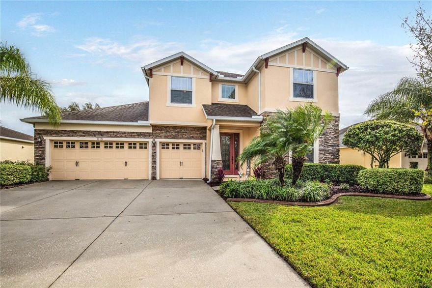 Beautiful two story pool home nestled within the exclusive and highly sought-after gated community of Sullivan Ranch. Designed originally as an equestrian community you'll fall in love with the hills, lighted walking trails, sidewalks throughout, waterfalls and many amazing features this neighborhood offers. The main floor hosts a luxurious master bedroom, providing a sanctuary of comfort and privacy. Ascend to the second level to discover three generously sized guest bedrooms, accompanied by two full bathrooms, ensuring guests experience unparalleled comfort and convenience during their stay. A versatile bonus room on the second floor adds a touch of flexibility, perfect for a family room or entertainment area. The heart of this home lies in its beautiful open kitchen, adorned with sophisticated dark cabinets and exquisite granite countertops. This culinary space seamlessly marries aesthetics with functionality, making it a haven for both culinary enthusiasts and entertainers alike. An additional bonus room, designed with a professional touch, offers an ideal setting for a home office or study, creating an environment conducive to productivity and focus. Outdoors, a splendid saltwater pool system awaits, providing a refreshing oasis for relaxation and recreation. The fenced yard not only guarantees privacy, but also serves as a secure haven for outdoor activities, ensuring cherished moments with family and friends. Boasting a spacious 3-car garage, this property offers both convenience and ample storage options. This community also features: Junior Olympic community pool, fitness center, dog park and playground with a splash pad. Quick and easy access to the 429, Orlando (30 mins) Winter Garden (30 mins) and all of Lake County. When you see it you will love it!