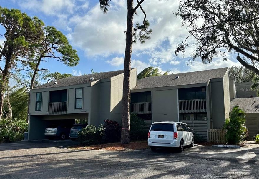 This spacious and modern 2 bed/2 bath fully furnished condominium is located on over 26 beautiful acres of tropical Florida landscape with a shared elevated pool overlooking a tranquil lagoon and shell covered walking trails. Located on the first floor, this condo has an open floor plan surrounding its own private courtyard, very spacious lanai and even an outdoor patio space.  Great location in Osprey surrounded by restaurants, Blackburn Point park and area beaches.  Available Mid March 2023 on an annual basis.  Tenant in place, limited showing times during the week.