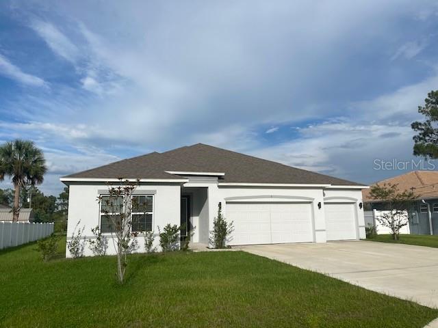 For Sale – 9 Princess Luise Lane, Palm Coast, FL 32164. This 2023-built home offers 2,286 square feet of living space with 4 bedrooms, 3 full bathrooms, and a 3-car garage. Featuring an open-concept floor plan with high ceilings, the home includes a gourmet kitchen with premium cabinetry, stainless steel appliances, and an oversized island ideal for entertaining. The primary suite provides a walk-in closet, dual vanities, and a walk-in shower. Additional highlights include energy-efficient windows, central air, modern finishes, and a spacious backyard with room for a pool or garden. Located in the Pine Grove area of Palm Coast, the property is close to I-95, shopping, dining, Town Center, and just minutes from the beach and Intracoastal Waterway. Schools nearby include Wadsworth Elementary, Buddy Taylor Middle, and Flagler Palm Coast High School. No HOA fees. Schedule your showing today through 1st Global Realty, LLC.