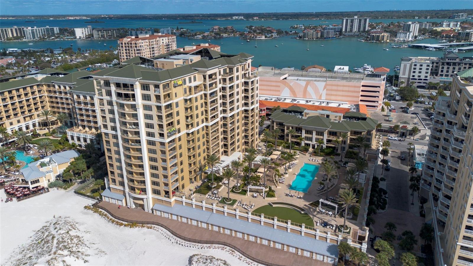 Welcome to Sandpearl Residences, your dream luxury beach vacation located on the white sands of Clearwater Beach. As you walk into this spacious and sunny coastal condo you are greeted by a large open concept
floorplan with open chef kitchen, large family room, three bedrooms and two and half bathrooms. Open your sliders to walk straight out of your unit and directly onto the enormous pool deck with large heated pool and spa.
The finest of resort living awaits behind the gates of Sandpearl Residences. Located on 700 feet of award-winning sugar sand Gulf beach, community amenities include 24-hour concierge services, state-of-the-art fitness,
Beachfront resort pool, secured garage parking and more in this pet-friendly Clearwater Beach resort by JMC Communities. In the middle of everything Clearwater Beach has to offer, have the very best of unsurpassed
luxury and outstanding Florida living near attractions, Pier 60, dining, shopping and more.