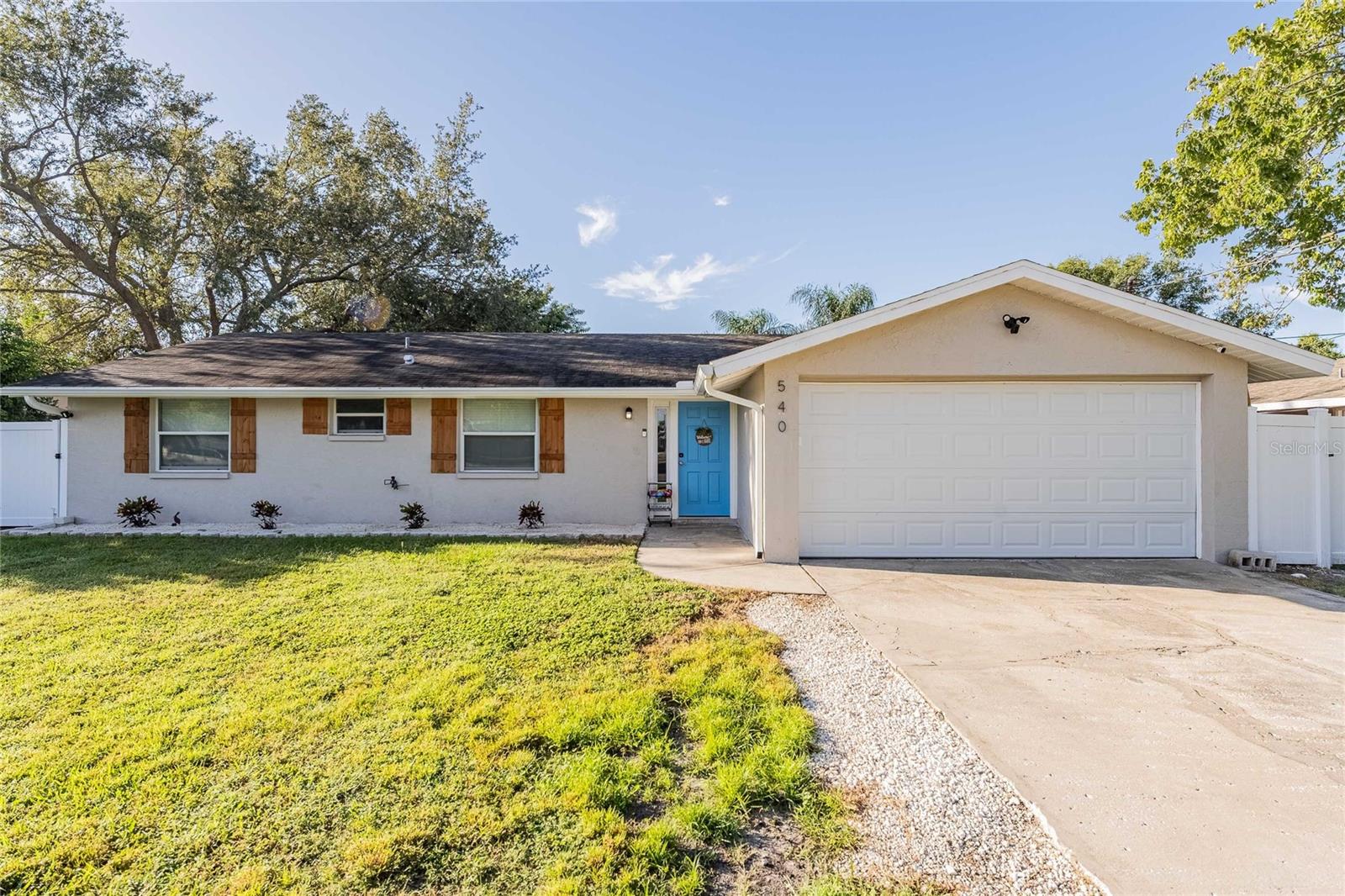 Welcome to 540 Firefly Lane in Apollo Beach, a beautifully updated 3-bedroom, 2-bath home that perfectly blends modern style with Florida coastal charm. Inside, you’ll find a bright, open floor plan featuring a sleek kitchen with granite countertops, tile backsplash, stainless steel appliances, and seamless flow into the main living areas—ideal for entertaining or everyday comfort. The primary suite offers a walk-in closet and private ensuite bath, while the additional bedrooms provide plenty of space for family or guests. Step outside to a screened-in lanai and a fully fenced backyard with a new fence installed in 2024, offering privacy and flexibility to store your boat or RV with no HOA or CDD restrictions. Conveniently located just minutes from waterfront dining, parks, beaches, and the Manatee Viewing Center—with easy access to I-75 and US-41—this home delivers the best of relaxed coastal living and everyday convenience.