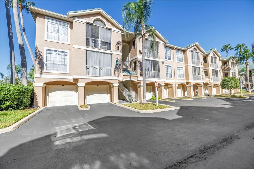 Absolutely stunning move-in ready 1-bedroom, 1-bath condo with an attached oversized 1-car garage in highly sought after Island Club at Rocky Point. Enjoy resort-style living in this condo that has abundant natural light and an open floor plan. Upon entering, you will immediately notice the handsome luxury vinyl flooring. The living room has crown molding, gorgeous plantation shutters, built-in shelving and a glass door that opens to the screened balcony. The gourmet kitchen has newer custom white cabinets, granite counters and stainless-steel appliances. The indoor laundry room with newer washer and dryer is off the kitchen. The bathroom has been updated with a new cabinet with a granite counter, ceramic tile flooring and a mirror. The bedroom has plantation shutters, built-in shelving and a walk-in closet with custom-built ins. The unit has an attached oversized 1-car garage with a private staircase going directly into the condo. Updates include an AC unit that was replaced in 2019, washer and dryer in 2022 and refrigerator, microwave, range and dishwasher in 2021. Island Club at Rocky Point has fabulous amenities including a fitness center, waterfront pool, spa, sauna, grills, clubhouse and a 200-foot pier. The monthly HOA covers cable TV, internet, trash, flood insurance, exterior maintenance, pest control and onsite property management. The community is convenient to restaurants, upscale shopping, beaches, TIA and the Westshore business district t. Island Club at Rocky Point is not only a place to call home…It’s a lifestyle.