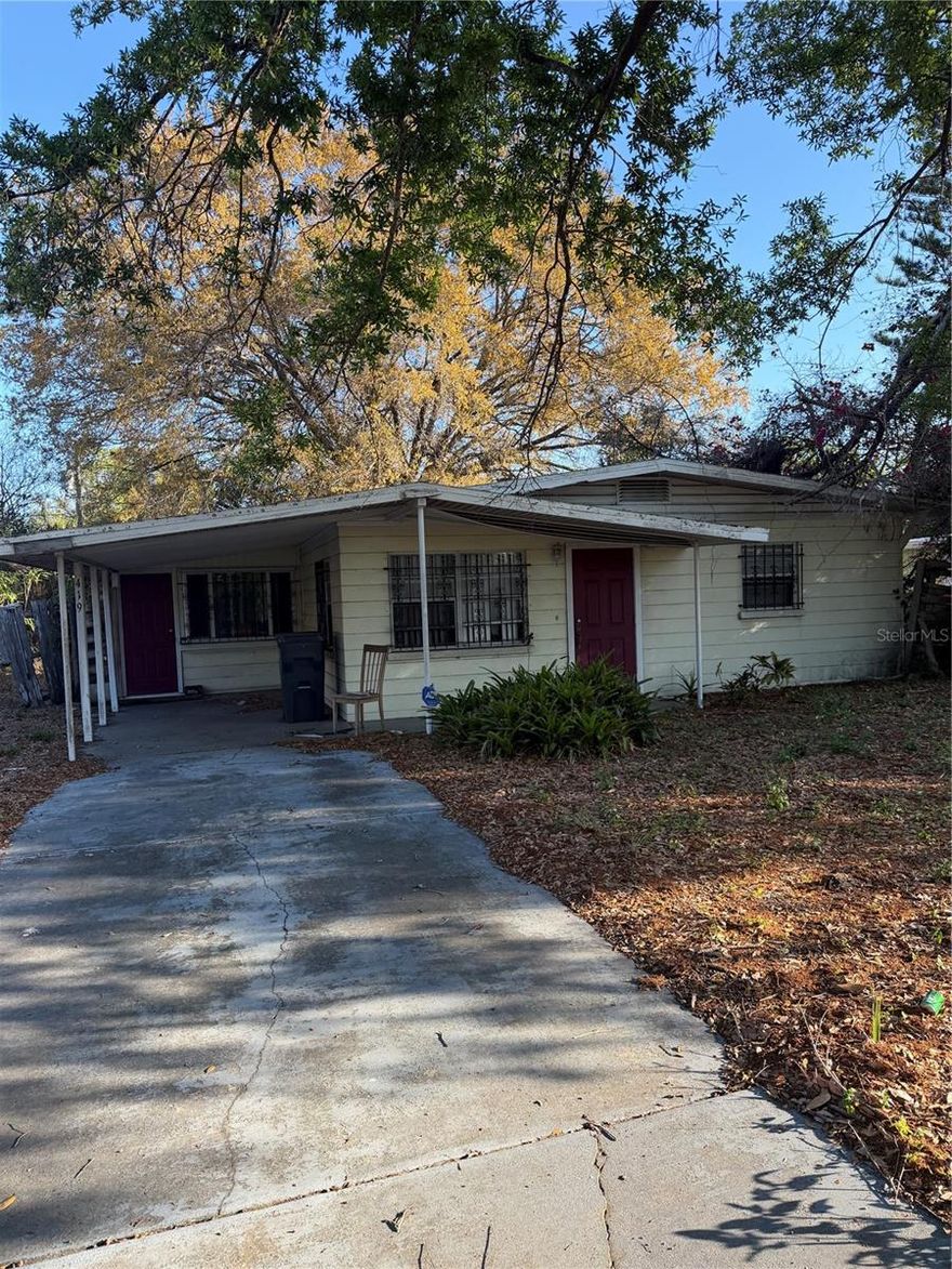 Interior pictures are coming soon. Welcome to 419 32nd Ave E in Bradenton, FL — a property full of potential in a prime location near everything you love about Florida living! This charming 2-bedroom, 1-bathroom home offers a fantastic opportunity for homeowners and investors alike, featuring a carport that can easily be enclosed to create a spacious primary suite with an additional bathroom, instantly adding value and functionality. The huge backyard provides ample space to expand the home, build an outdoor entertaining area, or design your own private oasis. Conveniently located close to shopping, dining, and local parks, and just minutes from the beautiful beaches of Anna Maria Beach, this property combines comfort, location, and opportunity. Whether you’re searching for your next primary residence, a relaxing second home, or an income-producing rental investment, this Bradenton gem is ready for your vision — schedule your showing today and imagine the possibilities!