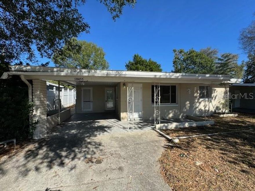 Check out this charming 3-bed, 2-bath house at 10455 114th Terrace N, Largo, FL! Annual/Unfurnished Rental. No Utilities Included. It has a covered carport for your choice of use and tile floors all throughout the inside, making it easy to clean. Step into the home and be welcomed with an open layout with the living, dining, and kitchen areas all connected – perfect for single family living. The backyard is completely fenced in, giving you privacy. One of the bathrooms got a facelift and houses a tub. There's another bathroom and three bedrooms, so there's plenty of space for everyone.

It's move in ready and pet friendly with a $350NR Pet Fee. Easy access to Largo Mall, Seminole City Center, Seminole Rec Center, shopping, grocery, dining, entertainment and much more! The beautiful sandy beaches and gulf waters are also nearby! Don't miss out – schedule your viewing today!

If you decide to apply for one of our properties:
Screening includes credit/background check, income verification of 2.5 to 3 times the monthly rent and rental history verification.

APPLICANT CHARGES:
Application Fee: $75 per adult, 18 years of age and older (non-refundable)
Lease Initiation Admin Fee: $150.00 after approval and upon signing
Security Deposit: Equal to one month’s rent
Pet Fee if applicable (non-refundable)