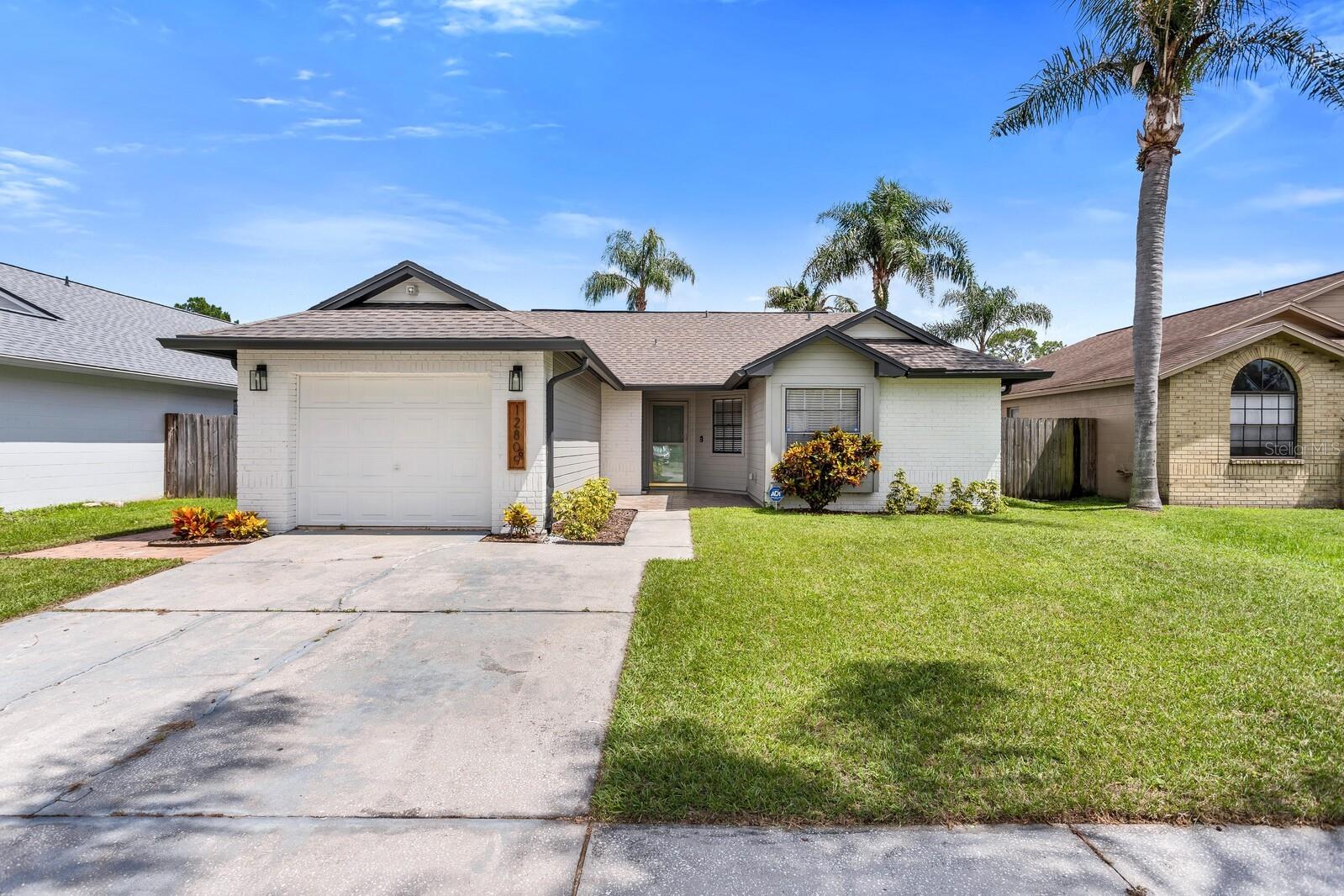Welcome to this beautifully renovated 3-bedroom, 2-bath block home in the highly desirable Hampton Park neighborhood of Carrollwood. Thoughtfully updated inside and out, this residence features a newer roof, stylish modern flooring, and a fully refreshed kitchen and bathrooms with contemporary finishes. Sleek light fixtures and new window blinds add to the home’s fresh, move-in-ready appeal.
Enjoy the comfort of a screened-in side porch, perfect for relaxing or entertaining, along with a fenced backyard enhanced with brick pavers for low-maintenance living.
Located in the heart of Tampa, this home offers unbeatable convenience—just minutes to Carrollwood Village Park (dog park, skate park, splash pad & playground) Downtown Tampa, Tampa International Airport, Raymond James Stadium, and an abundance of shops and restaurants. A perfect blend of modern updates and prime location, this Carrollwood gem is ready to welcome its new owners.
