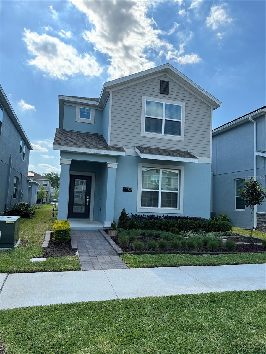 MOVE-IN READY! SPACIOUS House located in Storey Park Community in Lake Nona Area. Rent includes Internet/Cable and TWO clubs amenities access. A rated schools! 4 bedrooms + Loft upstairs + 3.5 bathrooms + 2 car garage with a long driveway for additional multiple parkings! ALL appliance included. TWO OWNER SUITES. Upgraded kitchen package. Main Master bedroom downstairs with walk-in closet, garden tub, separated shower, dual sink. Loft upstairs for entertainment/office/study multiple purpose. Jack and jill bedrooms. Home featuring with Amazon Smart Home System, energy-efficient solar system to save your energy bills. Amazing community with incredible amenities such as TWO clubhouse, resort pool, lap pool, splash pad, a Jacuzzi spa, a state of the art fitness center, a food pavilion, tennis court, a big playing field for football or soccer games, walking trails, dog park, camp site and our own town center and so much more. Very easy access to Lake Nona Medical Center, Orlando downtown, Orlando International Airport, all of the famous attractions, only few minute to SR417,SR528. Schedule a showing Today!