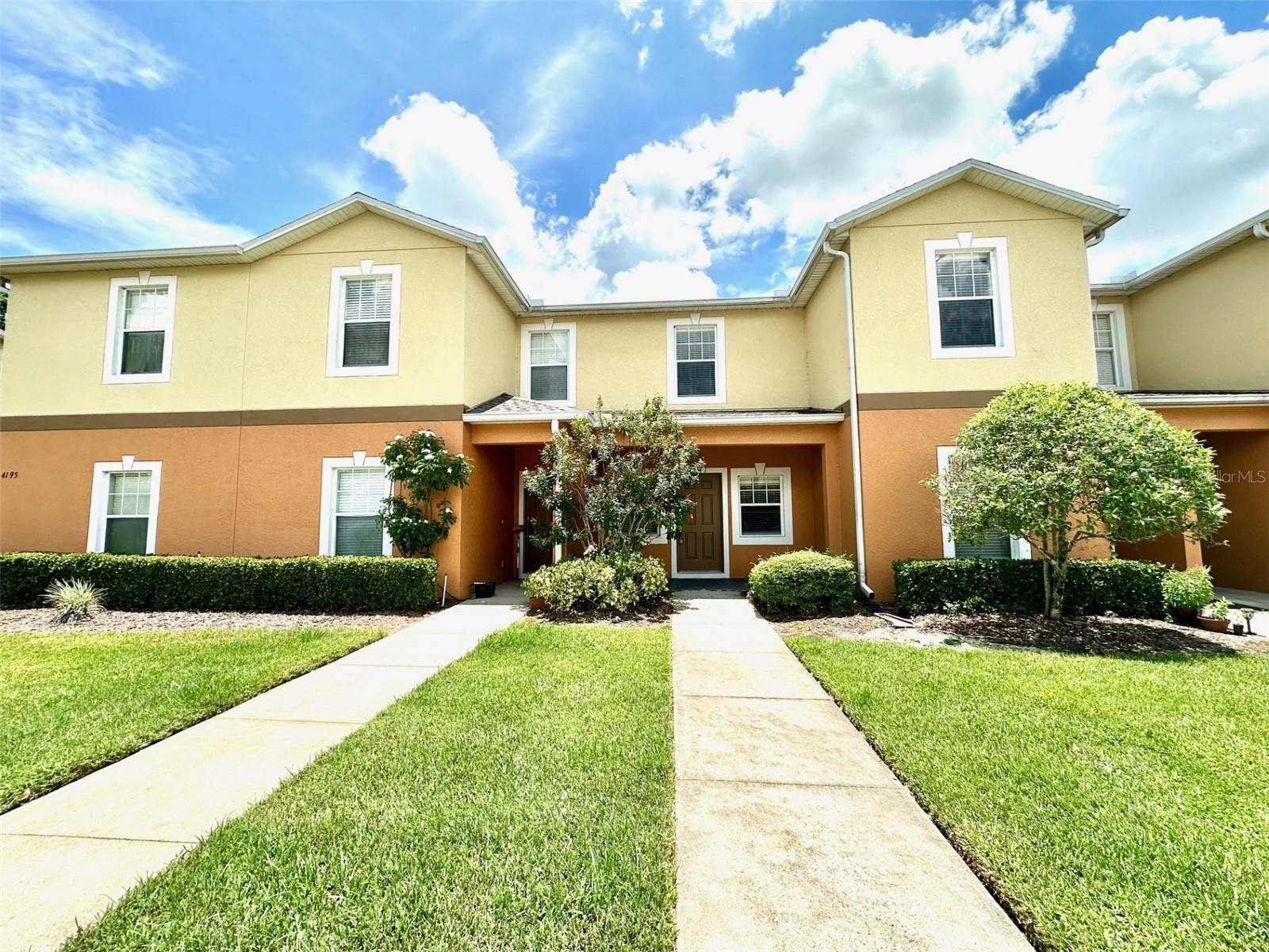 Move in Ready 3 Bedrooms 2 1/2 bathroom Townhome with a peaceful view! Situated in Autumnwood Grove, a gated community IN SOUTH LAKELAND.Right across the street from Polk State College. Polk Pkwy is a short -distance away for easy commute towards I-4 traveling to Tampa or Orlando. The Kitchen features ample counter space, a closet pantry & breakfast nook.Spacious dining room / living room combination with a 1/2 bath downstairs.The bedrooms are all located upstairs with a split plan: bedrooms 1 is located at front of house with a full bathroom and the master suite is located at the back of the home. Extremely spacious, master suite has en-suite bathroom. Gated community with pool and large sunning area. Great location with only minutes to Downtown Lakeland, Bartow, Winter Haven, Auburndale, Polk Parkway, Polk State College, Florida Southern College & Southeastern University and Highlands City which provide several Dining options, Shopping centers and medical centers within 5-10 minutes