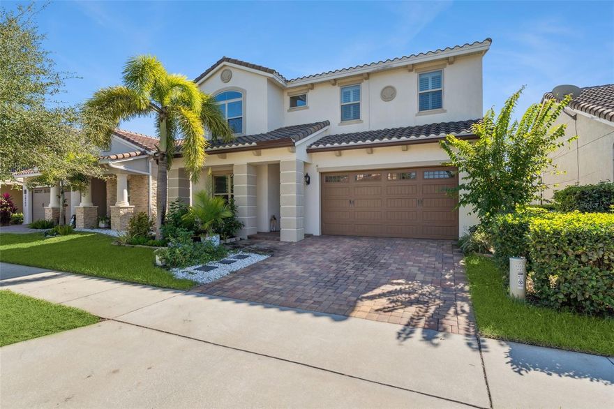 Stunning 5BR/5BA Home for Lease in Eagle Creek – Lake Nona
Beautiful and spacious 5-bedroom, 5-bath home located in the gated golf community of Eagle Creek. Offering over 3,800 sq ft, this property features an open-concept living area, gourmet kitchen with stainless steel appliances and large island, and panoramic water views from both levels.
The first floor includes a guest bedroom with full bath and a primary suite with spa-style bathroom and oversized walk-in closet connected directly to the laundry room. Upstairs, you’ll find a bonus room, two guest bedrooms with shared full bath, and a second primary suite with private en-suite and access to a screened balcony overlooking the water and golf course.
Additional upgrades include crown molding, tile flooring, plantation shutters, and upgraded lighting throughout. Outdoor living spaces include a covered lanai, upper-level screened balcony, and a fire pit area.
Located in the heart of Lake Nona, Eagle Creek offers top-tier community amenities, 24-hour guard gate, and convenient access to shopping, dining, medical facilities, and major highways.
Available now—contact for showing details.