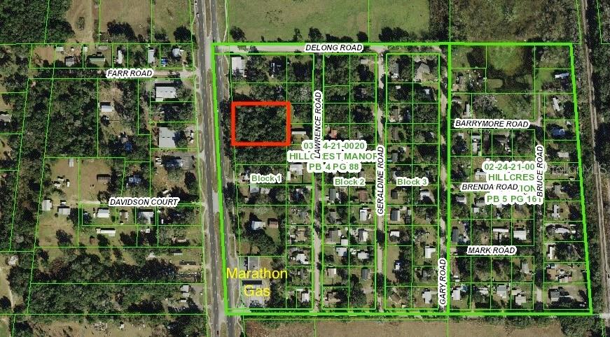 HILLCREST MANOR - Land