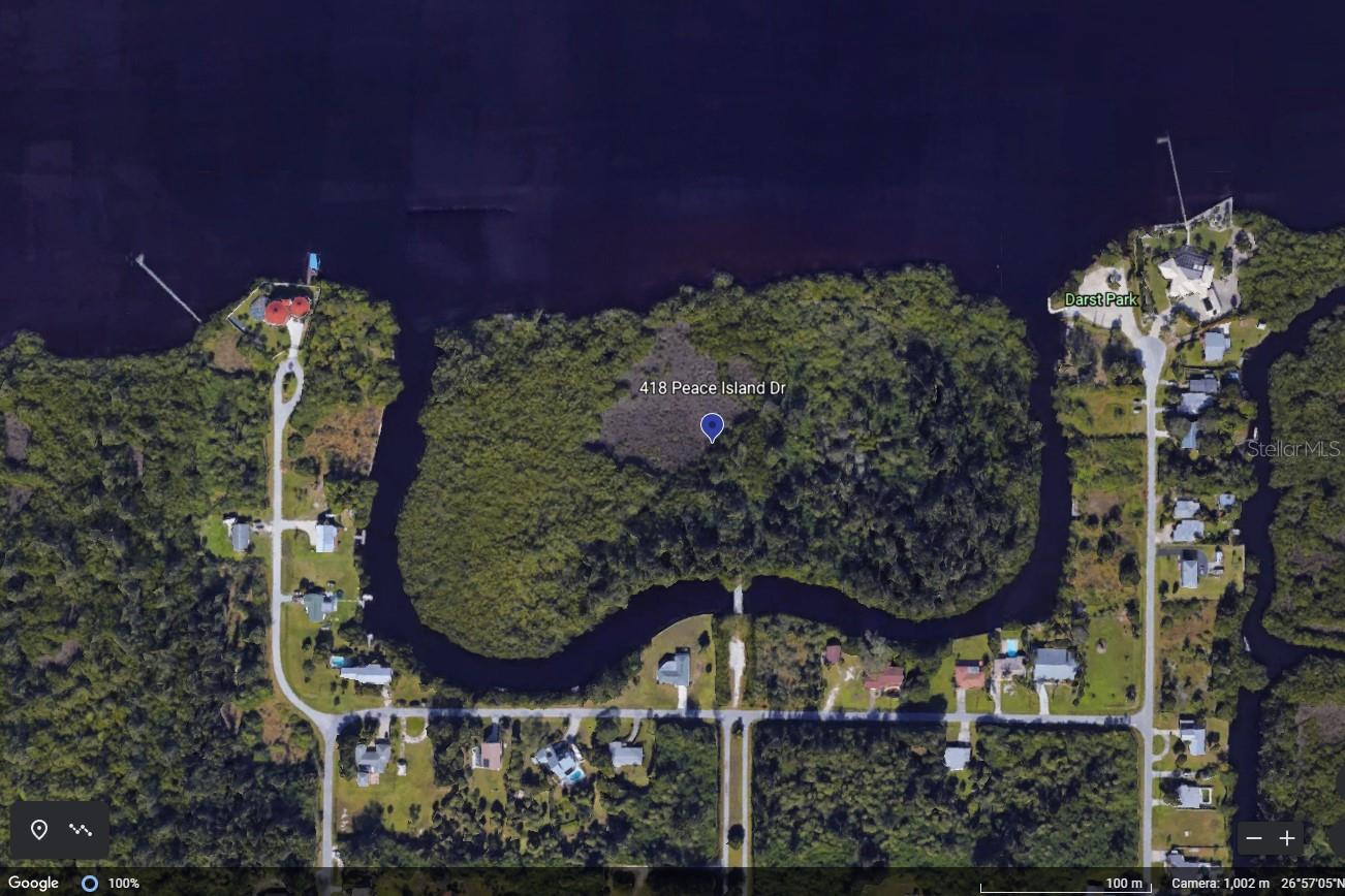 Own your own Island! The land is located just northeast of I75 at exit 164 near many new developments, including Allegiant Airlines, and a new upscale condo/hotel complex with a marina and restaurants just across the river. This unique property has been approved for 55 multi-family units with permits in place with the Army Corps of Engineers & Southwest Florida Water Management District and is planned for 34 boat slips. In addition to the 17.06 Acres main island site, there are approximately 4 acres of owned bottomlands, 2 acres of offsite parking, and a 20-acre offsite mitigation parcel.All information comes from users and sources that are believed to be reliable but should be verified for accuracy. Subject to errors and omissions.