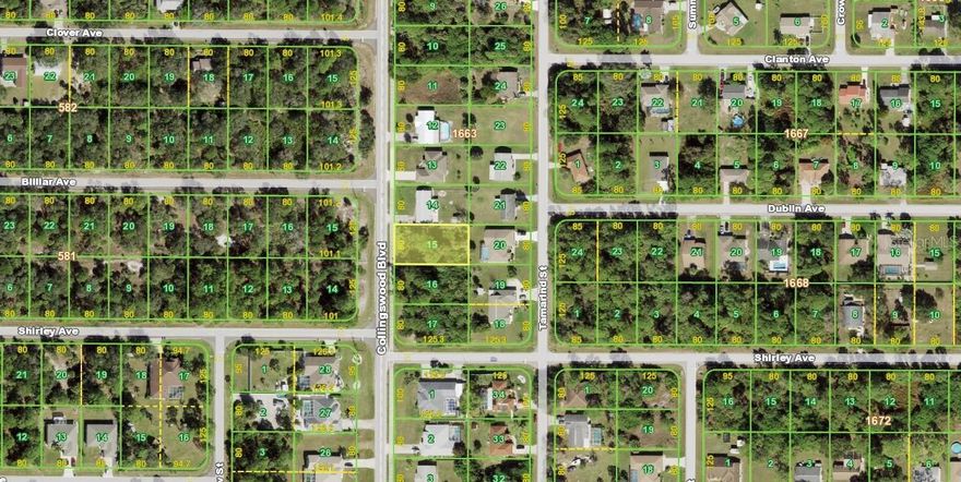 Standard sized lot, located in Port Charlotte. No HOA & No Deed Restrictions! BUILD YOUR DREAM HOME! Need a builder? Let us introduce you to reputable local builders! Conveniently located near shopping, fine & casual dining spots, LIVE entertainment, biking, and boating. Near by is the Charlotte Sports park and a short drive to award winning beaches!