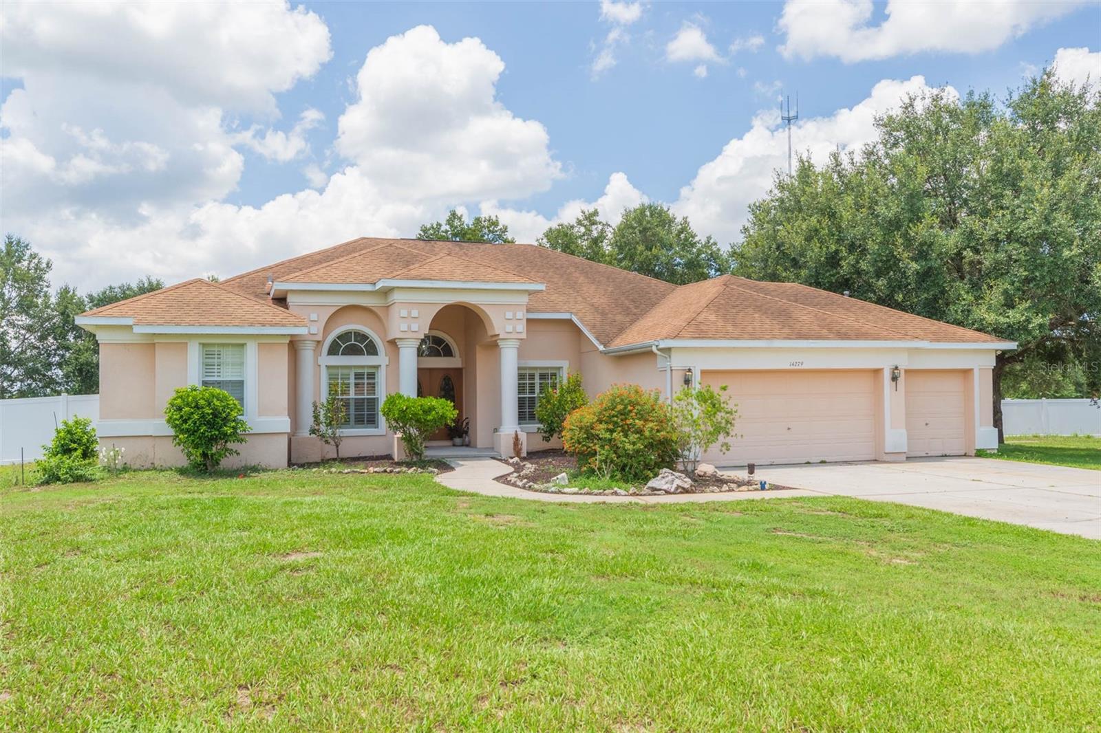 Exquisitely appointed 4 Bedroom, PLUS OFFICE/STUDY/DEN, 3 Bathroom PLUS 3 CAR GARAGE on OVER 1/2 ACRE with NO REAR NEIGHBORS within the HIGHLY desired GATED COMMUNITY OF CREEKSIDE, this QUAINT community offers endless Nature Trails plus Playgrounds to Enjoy! TOP "A" RATED SCHOOL DISTRICT AND NO CDD FEES! Home is nestled on a cul-de-sac allowing for an EXTENDED DRIVEWAY leading to the freshly manicured low maintenance landscape. Double Glass Entry doors welcome you to a very BRIGHT, FORMAL DINING ROOM with WATERPROOF Luxury Wood Look Vinyl Planks. Entrance just steps away from the GRAND FOYER offering triple Tray Ceiling accented with CROWN MOLDING, Gorgeous Chandelier adjacent to the Formal LIVING ROOM with endless unobstructed panoramic SUNSET VIEWS! This home is a TRUE split Plan offering 2695 of cooled LIVING SPACE! The Master retreat is very GENEROUSLY SIZED with double glass entry to the exterior Lanai. On Suite offers HIS AND HERS CLOSETS, Separate water closet, EXTENDED VANITY with Granite Countertop, SPA/GARDEN TUB and a separate Glass Encased shower with mosaic insets complete with Plenty of natural lighting and Plantation Blinds! GOURMET KITCHEN will satisfy any chefs desires with STAINLESS STEEL APPLIANCES, GAS STOVE, WINE NICHE, DOUBLE CLOSET PANTRY, GRANITE COUNTERTOP, DESIGNER HARDWARE, REVERSE OSMOSIS under the kitchen sink, ISLAND with AMPLE STORAGE, RECESSED LIGHTING and BREAKFAST BAR! Like to entertain? This home offers an oversized dinette seating space with perfect outdoor views as the rear lanai extends from all angles of the home! The Living Room is centrally located and accommodates the LARGEST of families with Custom Niches, 4 panel windows, soaring ceiling with open concept to Kitchen. Second & Third Bedrooms are ample in size and offer plenty of storage to share the JACK & JILL Bathroom SPLIT shower. DUAL SINKS with Shower, Tub Combination will not disappoint! Fourth Bedroom is separate and conveniently located to a full "pool" bath complete with a standup shower, perfect layout for IN-LAW Suite! This property offers .55 ACRES! The YARD IS HUGE with endless possibilities...build a CUSTOM POOL? OUTDOOR OASIS? Whole House Culligan Water Softener, NEW SEPTIC TANK installed Feb 2021, TRANE A/C Unit (2017) Enjoy a little bit of "rural" Riverview with Close access to all of what Riverview has to offer! Close to Fishhawk, I-4, 301, New Shopping Centers, Restaurants and so much more!