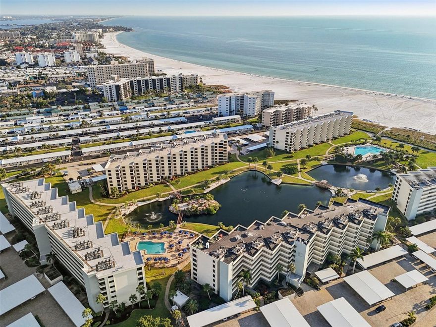 An exquisite, fully updated, fully furnished 2 bedroom 2 bathroom beach oasis! Located in the heart of Siesta Key at the exclusive upscale Gulf & Bay Club. Featuring high end detailed finishes and interiors professionally crafted to perfection. This unit is in C Building with direct beach access just steps away from your front door. Enjoy breath taking sunsets from your personal balcony or head down to the private beach for an up close view of the #1 beach in the US. The sandy white powder stretches 800 feet across this pristine 32 acre meticulously cared for tropical community. You will be impressed with world class amenities offered at Gulf & Bay Club. Enjoy the comfort of 24 hour gated security, heated pools, a fitness center, dry saunas, hot tub, tennis courts, just to name a few. Multiple barbecues and tiki hut picnic areas are great for entertaining your guests. The amenities don’t stop there, the club house has a library, bar, pool table and TV's all for your enjoyment. Not to mention the electric car charging stations and on site car wash. You are moments away from Siesta Village to enjoy alfresco dining with live music, specialty shopping and more! Take a short trip to the mainland and discover theater, art and fine dining. This is the island resort lifestyle you have been looking for, don't let your chance of fine beach living slip away.