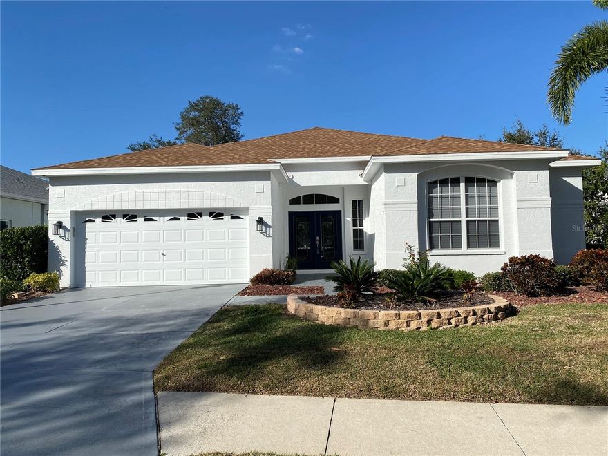 Beautiful 3 bedroom 2 bath Single Family home with 2 Car Garage and DOCK in your back yard with access to the Manatee River.  In ground swimming pool overlooking your own dock and lake!  Easy access to the Manatee River and the Gulf of Mexico.  Comfort and convenience that you can really enjoy!  Shopping, entertainment, restaurants, beaches highways a hop and a throw away!  Medical facilities no problem!  A must see!  Won't last long!