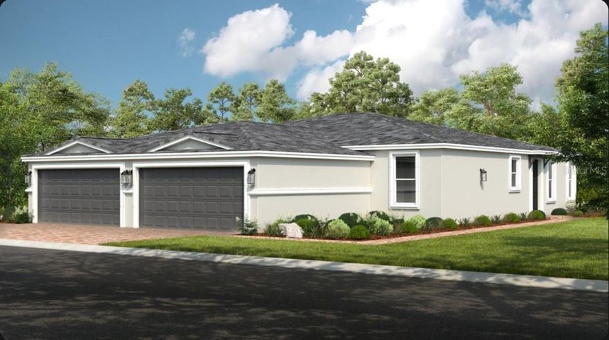 Under Construction. What's Special: Close to Amenities | Flex Room | Covered Lanai | Pond View. New Construction - June Completion! Built by America's Most Trusted Home Builder. Welcome to the Caicos at 5382 Spoonflower Court in Esplanade at Center Lake Ranch! This thoughtfully designed new villa home offers a bright, open layout perfect for everyday living and entertaining. A welcoming entry leads into the spacious great room that seamlessly connects to the kitchen dining area, creating a natural gathering space. The private primary suite is tucked at the back of the home and features a well-appointed bath and walk-in closet, while a secondary bedroom and full bath provide comfort for guests. A versatile flex room adds additional space for a home office or hobby area, and the covered extended lanai offers a relaxing outdoor retreat. Additional Highlights Include: stainless-steel apron front kitchen sink and garden fence. Photos are for representative purposes only. Experience resort-style living in St. Cloud, Florida, at Esplanade within the gated Center Lake Ranch community. With homes offering stunning nature and pond views, every detail is designed for peace and relaxation. Enjoy wellness-focused amenities like a pool, spa, fitness center, and movement studio. Stay active with pickleball, bocce, or strolls through the Bark Park, while concierge services and community events keep life exciting. With planned trails, parks, and an 11-acre Central Park, Esplanade offers a serene, nature-filled lifestyle with easy access to major roads. MLS#O6409771