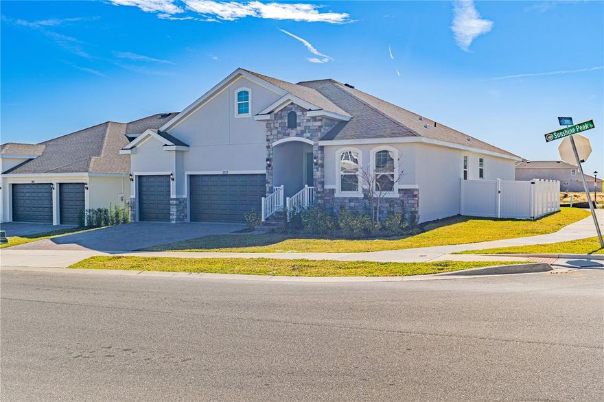 Location, location, location! Looking for a brand-new home to call your own? This luxurious contemporary-style home with a smart, functional layout could be your next address. This single-family residence offers 2,945 sq ft of living space, 4 bedrooms and 4 bathrooms, including a spacious primary suite with a private bath designed for relaxation. The open-concept layout seamlessly connects the living, dining, and gourmet kitchen—perfect for everyday living and entertaining. A rare standout feature: a 3-car garage with excellent storage. Located in Hills of Minneola, a beautifully planned community with landscaped surroundings and unbeatable convenience, just minutes from the new Turnpike Interchange, with easy access to dining, shopping, and entertainment. Comfort, style, and practicality in every detail—schedule your showing today! Easy application process; foreign nationals welcome.